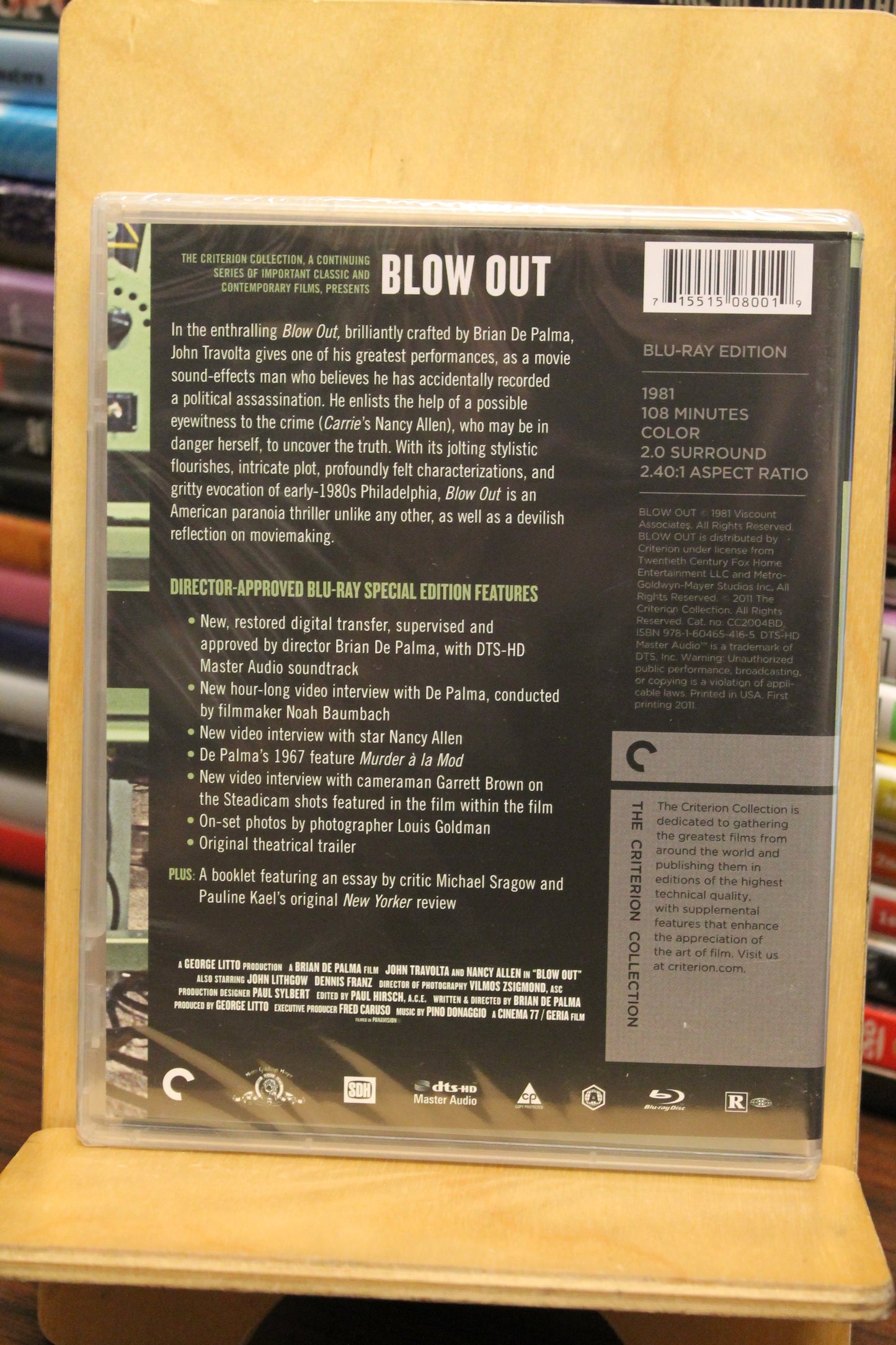Blow Out Blu-ray