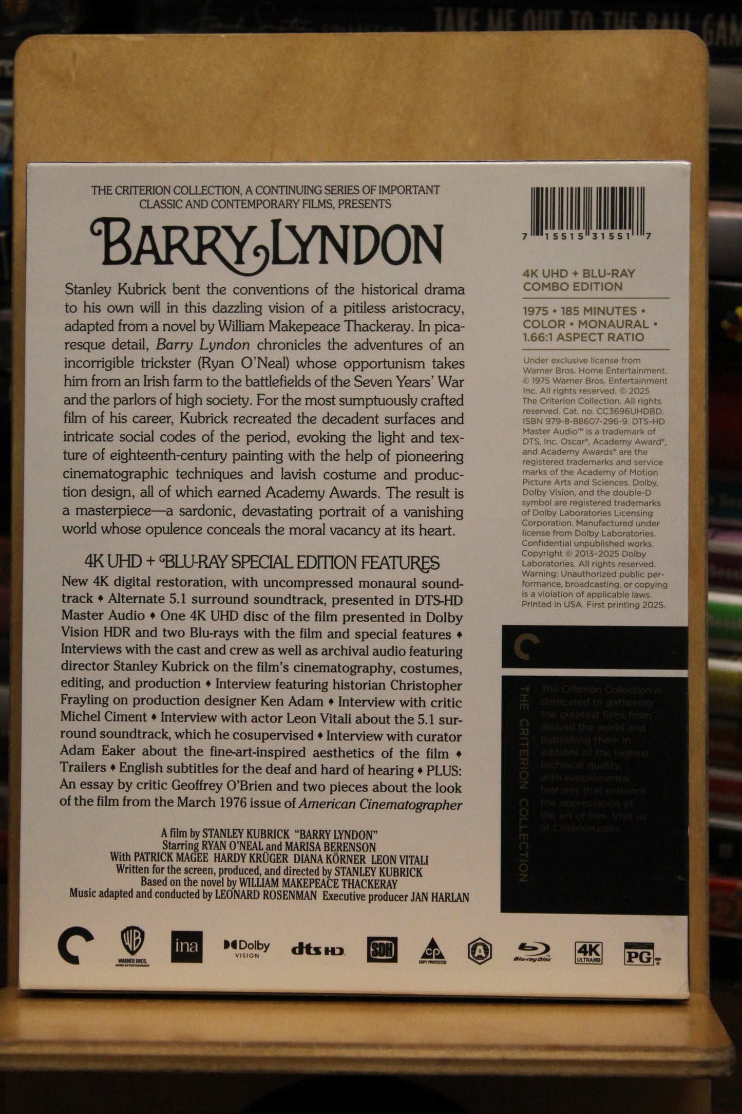 Barry Lyndon 4K UHD