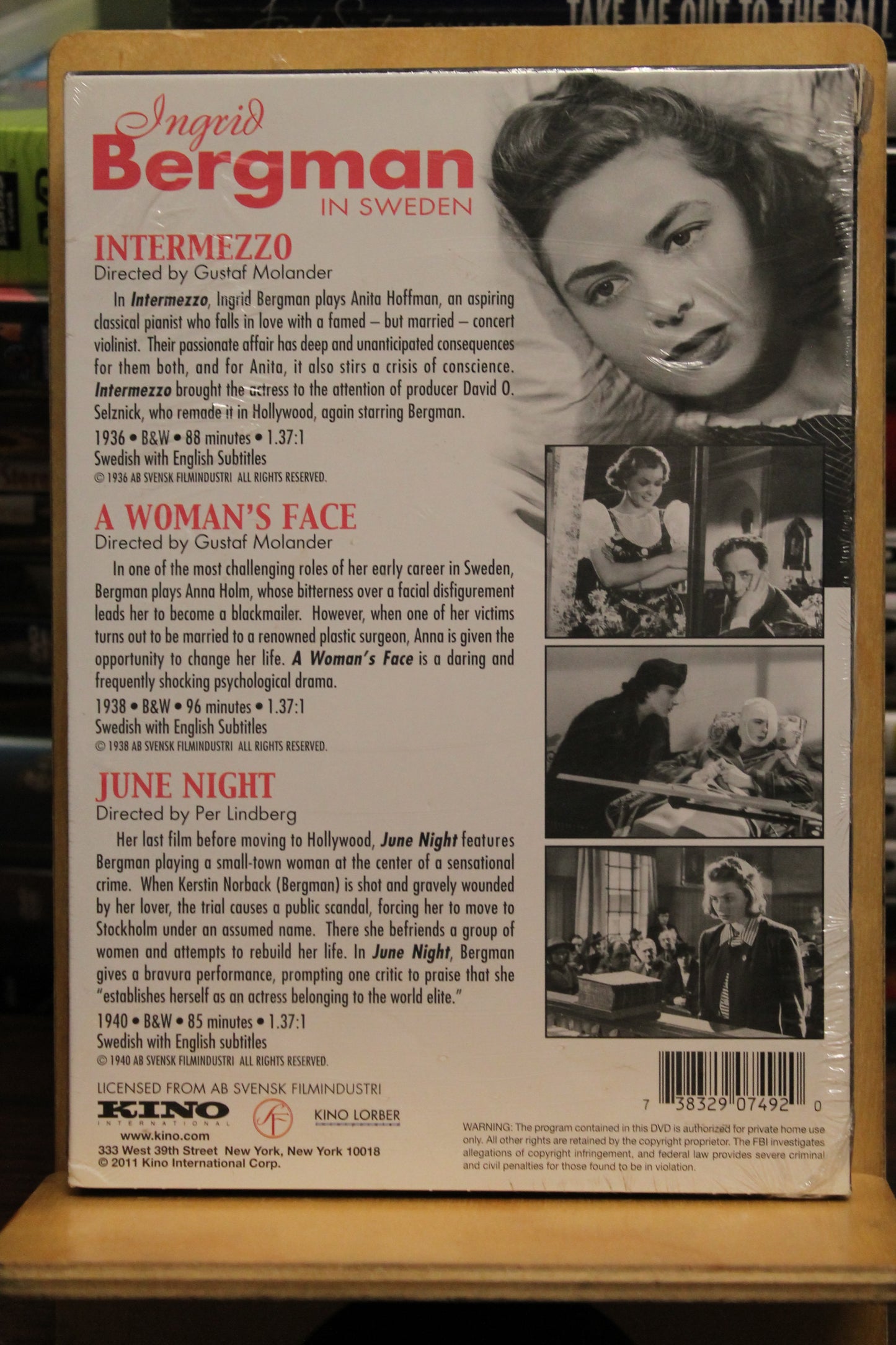 Ingrid Bergman in Sweden