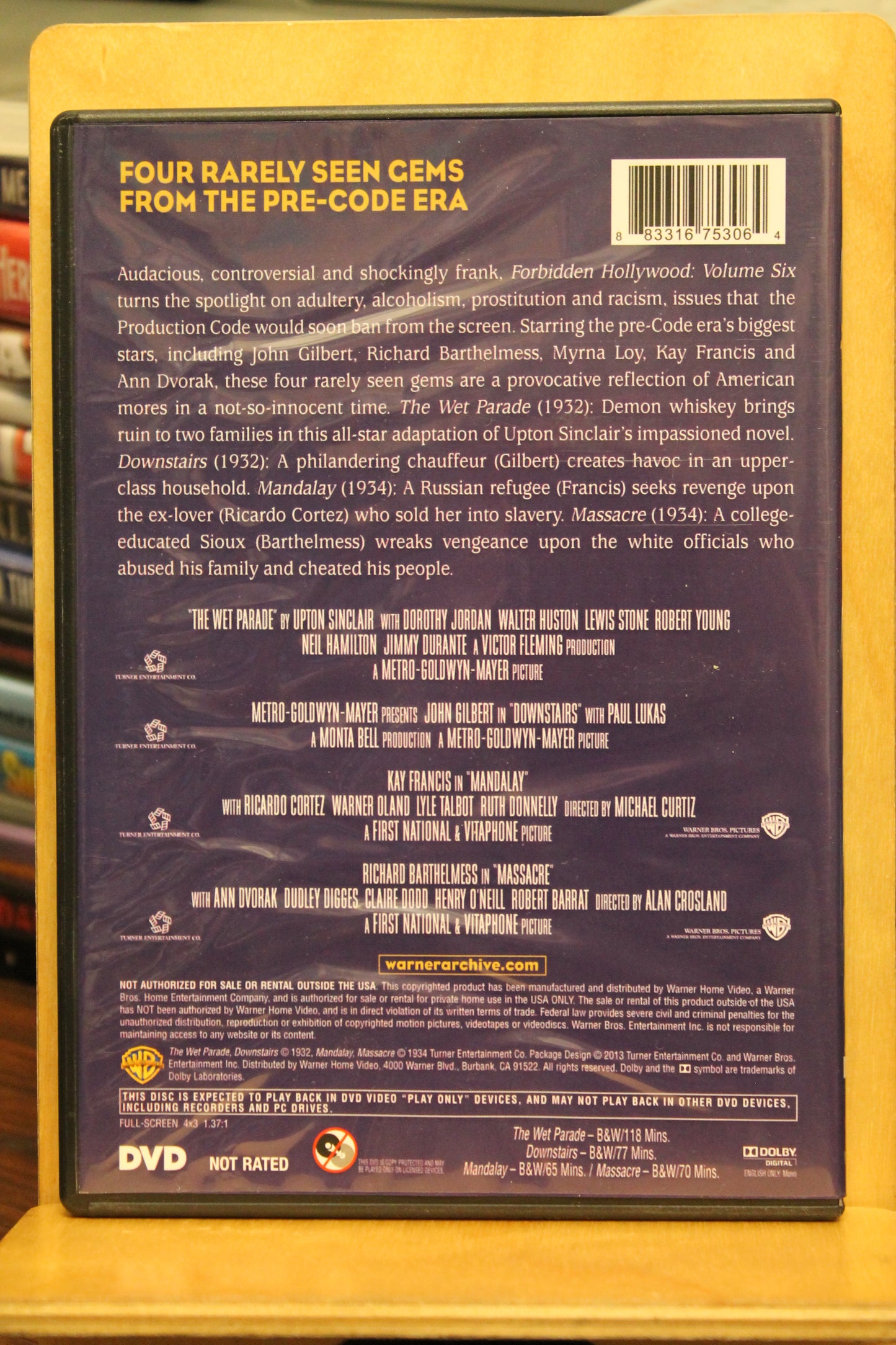 Forbidden Hollywood: Volume Six DVD