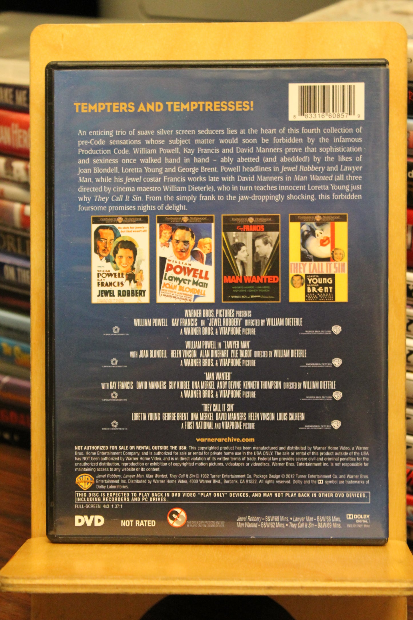 Forbidden Hollywood Volume 4 DVD