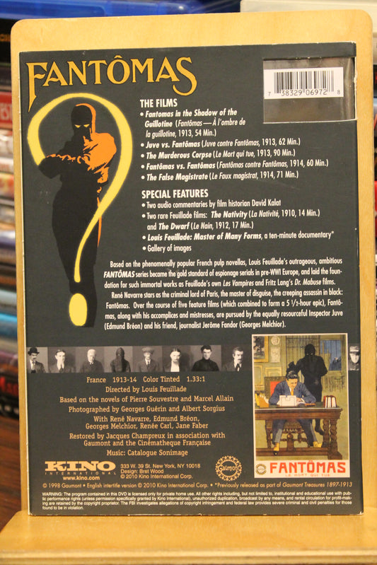 Fantômas: The Complete Saga DVD