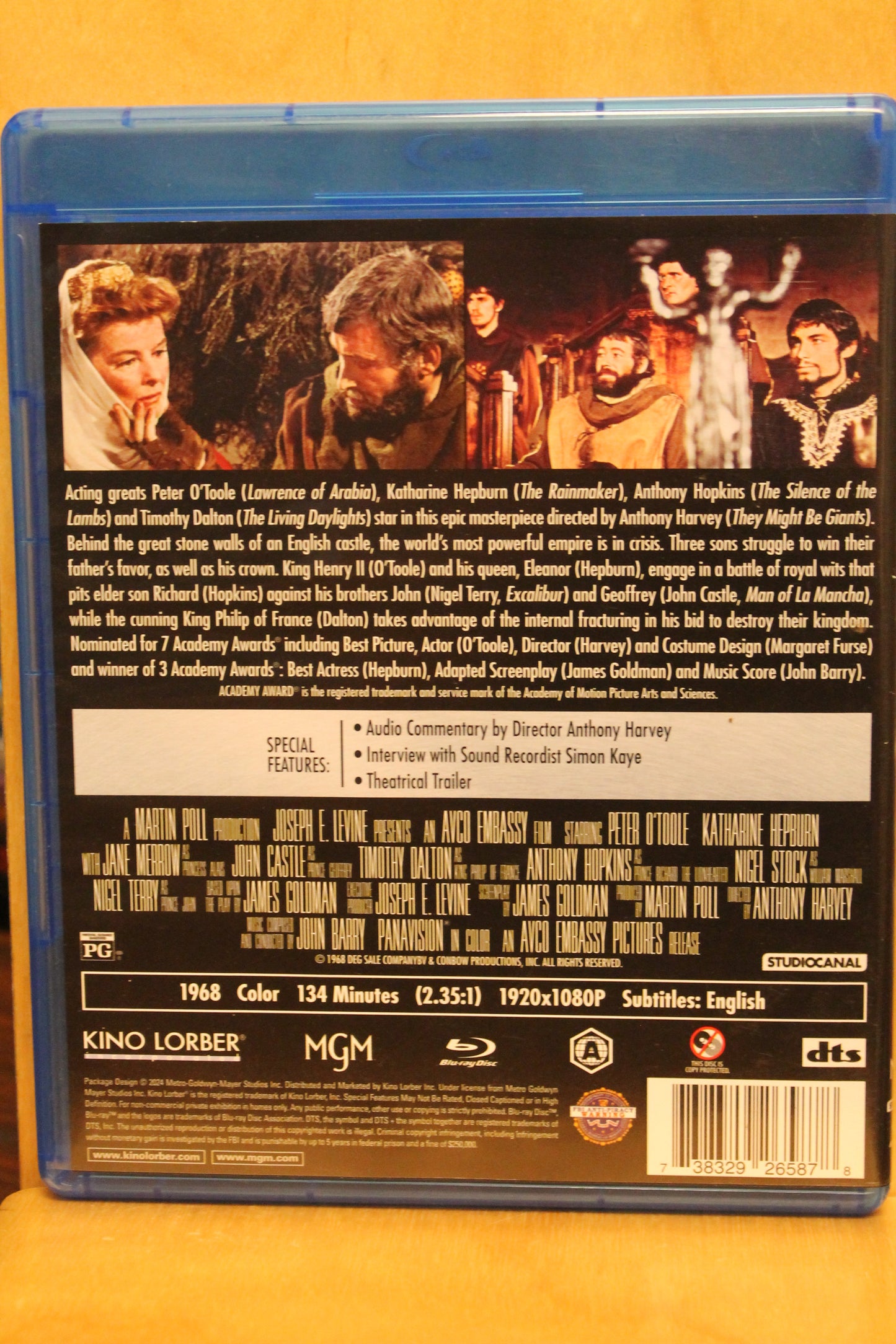 The Lion in Winter Blu-ray