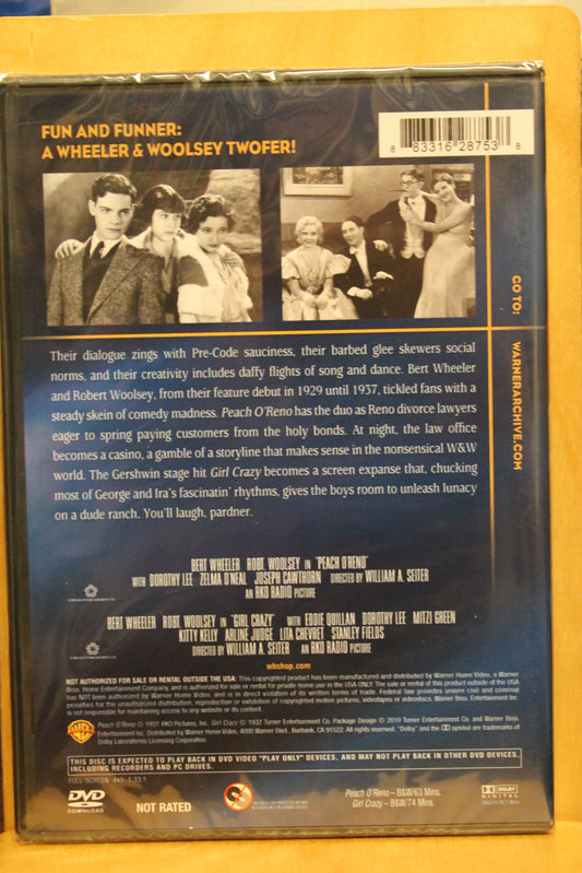 Peach O'Reno / Girl Crazy DVD