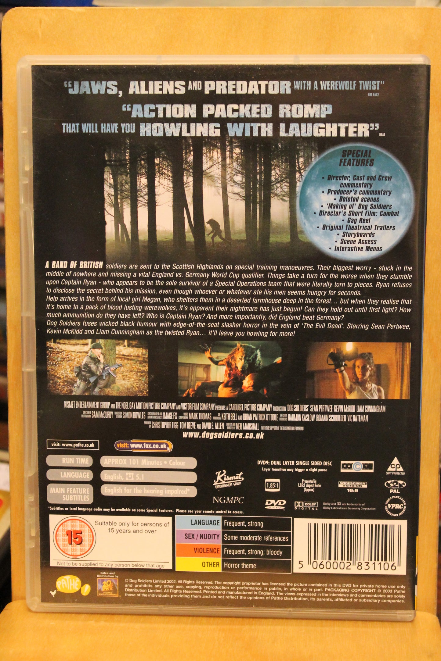 Dog Soldiers DVD