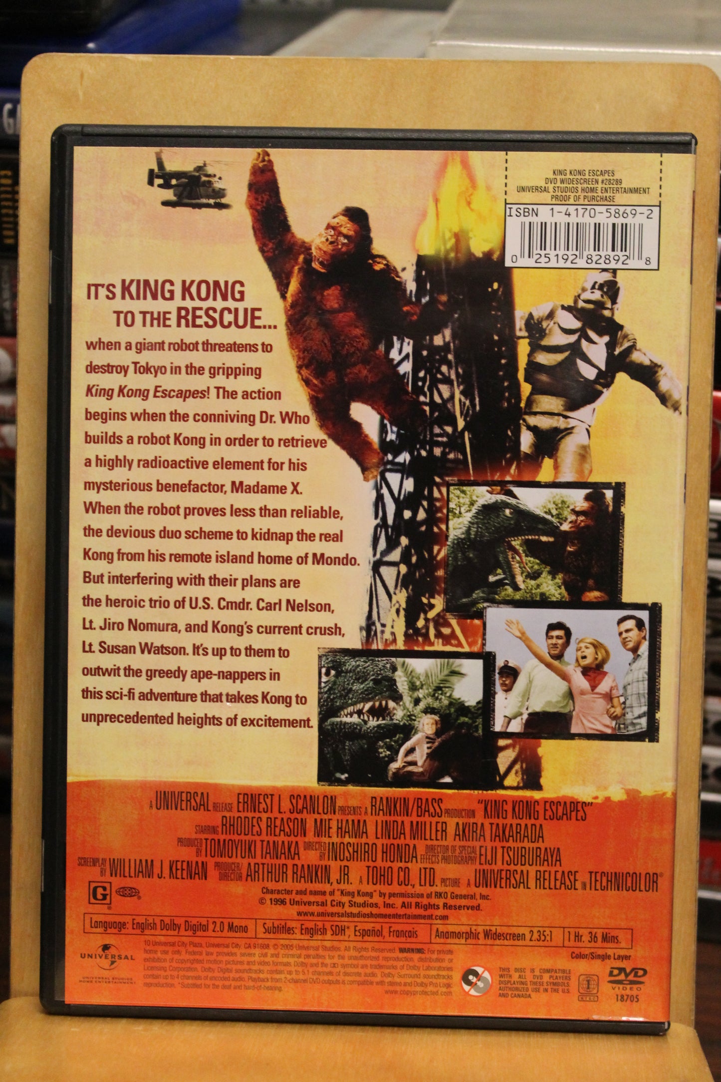 King Kong Escapes DVD