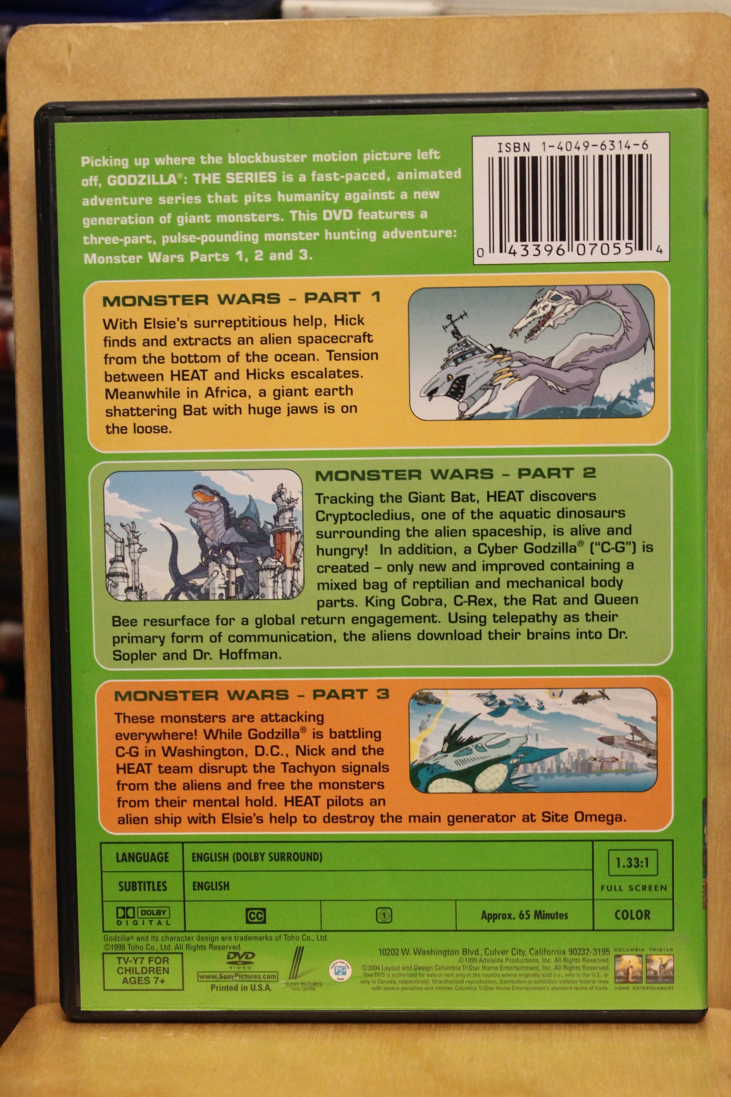 Godzilla: The Series - The Monster Wars Trilogy DVD