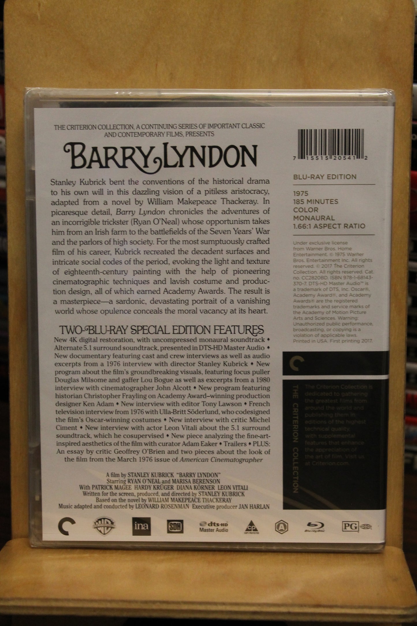 Barry Lyndon Blu-ray