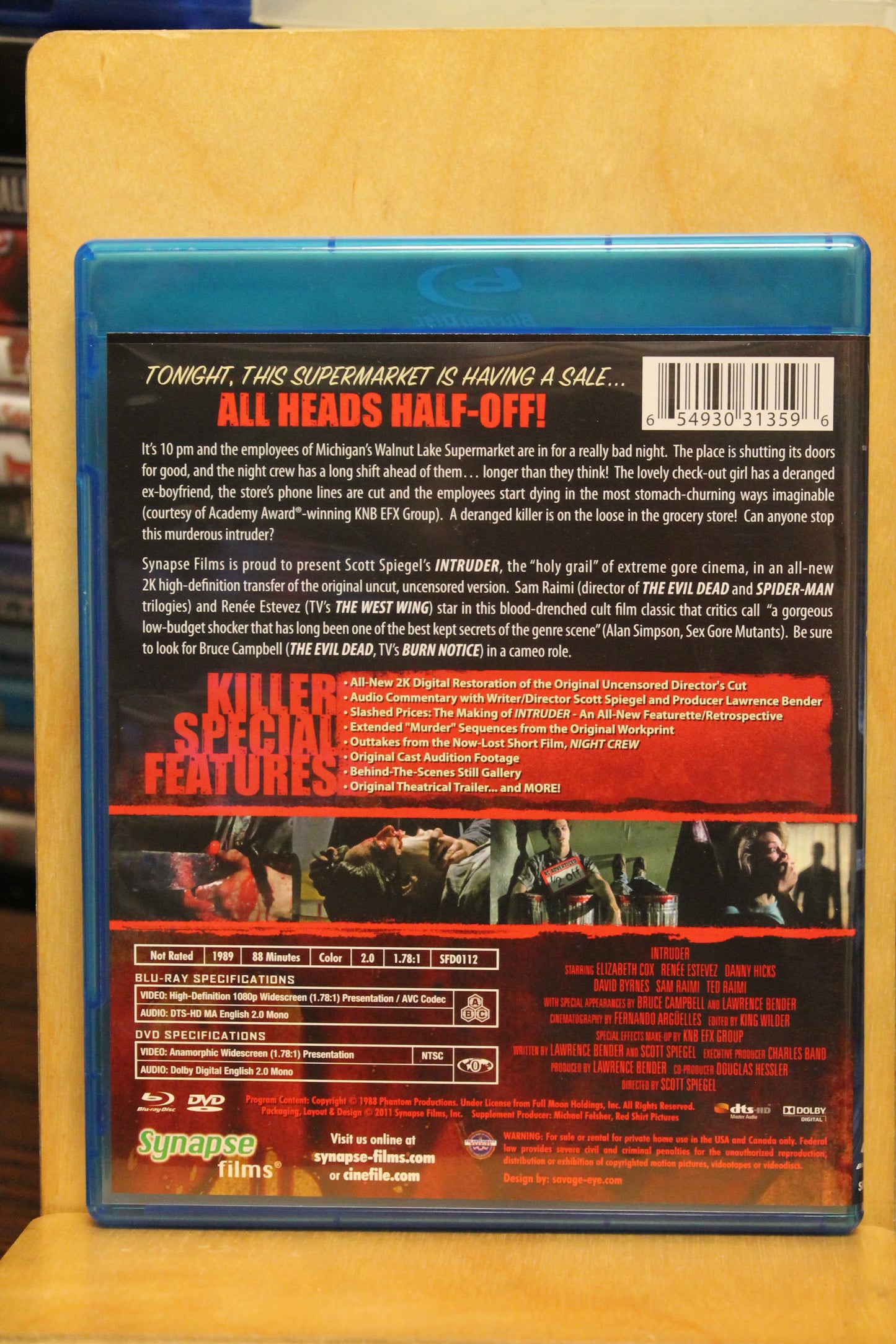 Intruder Blu-ray
