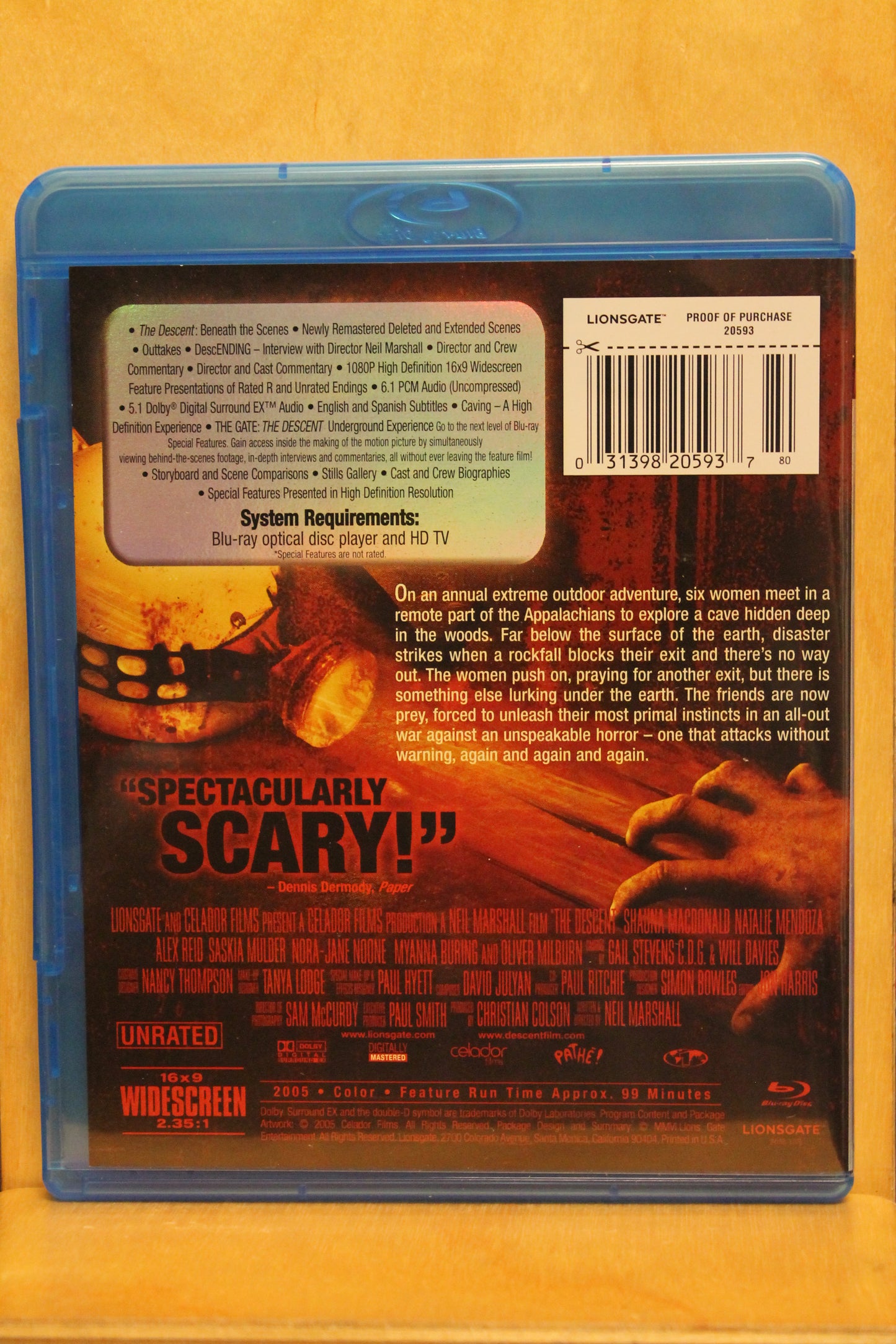 The Descent Blu-ray