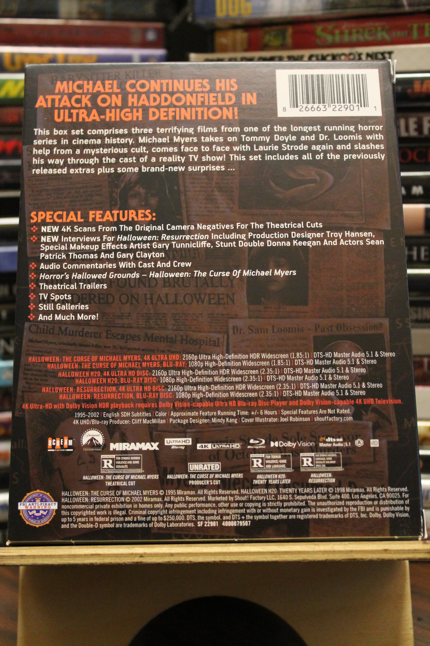 Halloween Collection: (1995-2002) USED