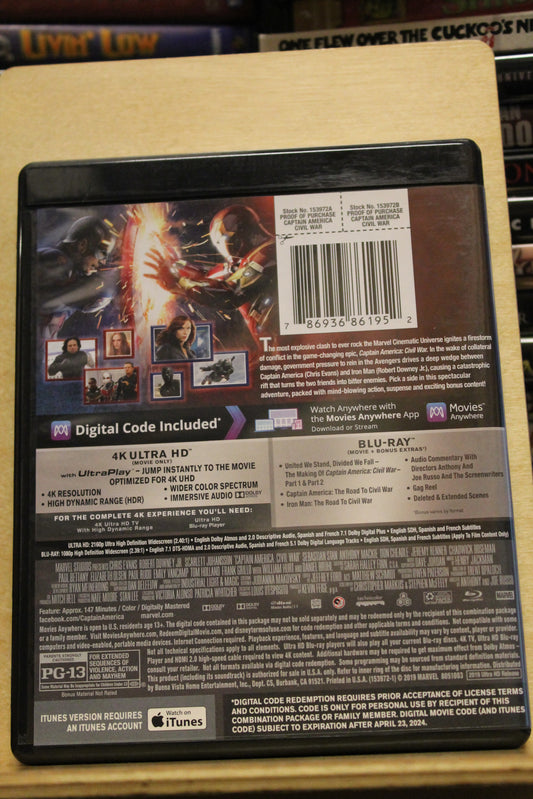 Captain America: Civil War USED