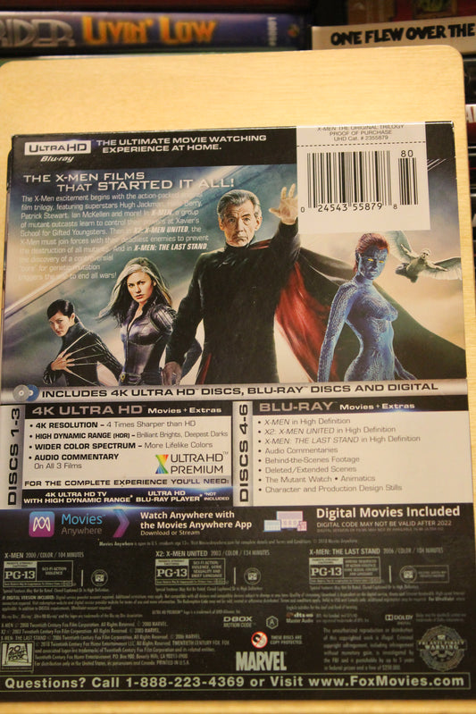 X-Men 3-Film Collection USED