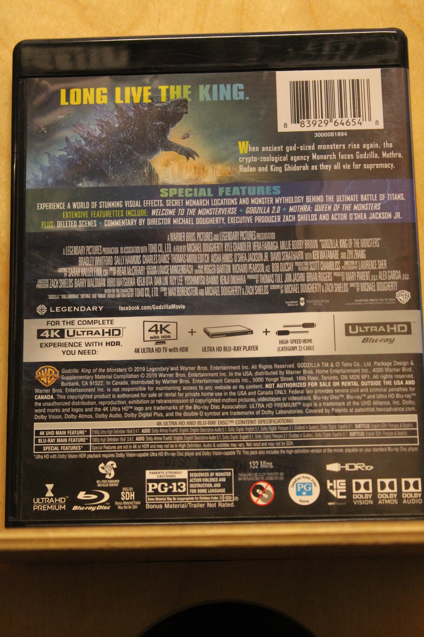 Godzilla: King of Monsters USED