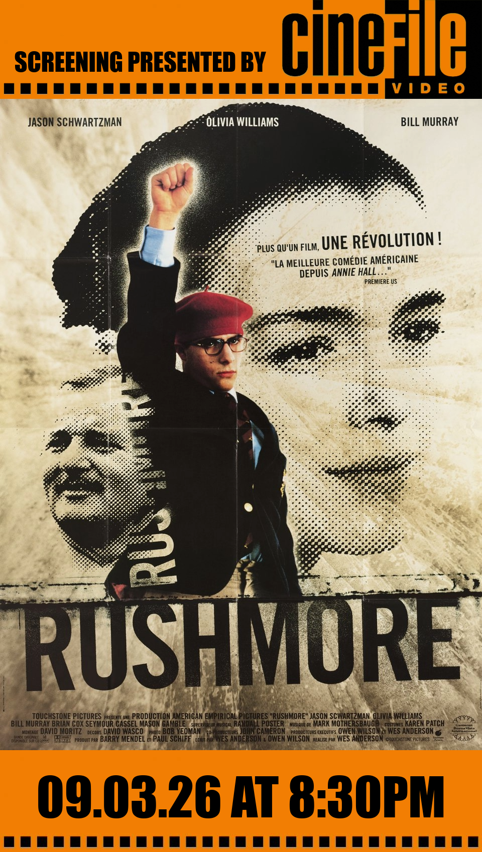 9.03.26 SCREENING // RUSHMORE