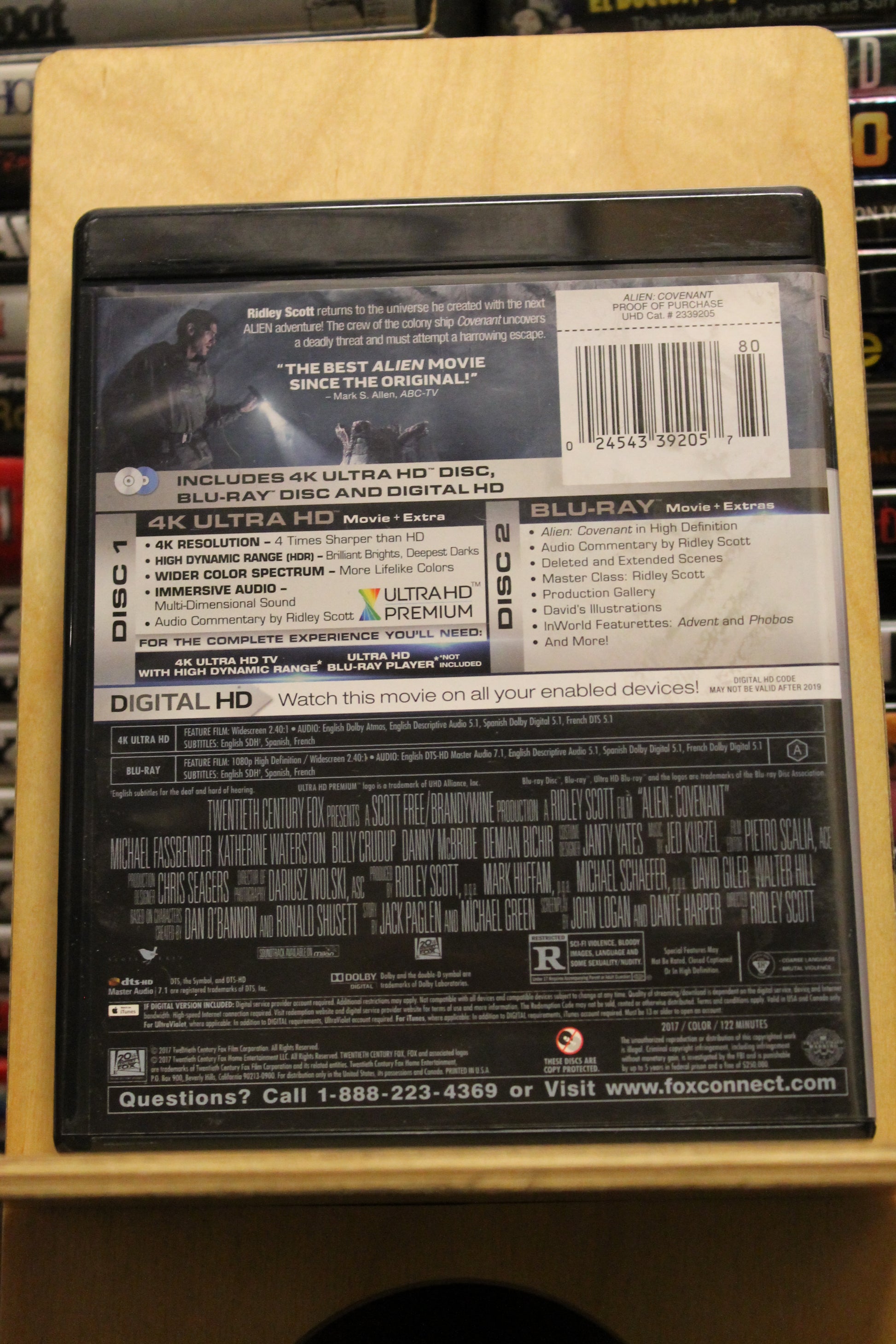 Alien: Covenant 4K UHD