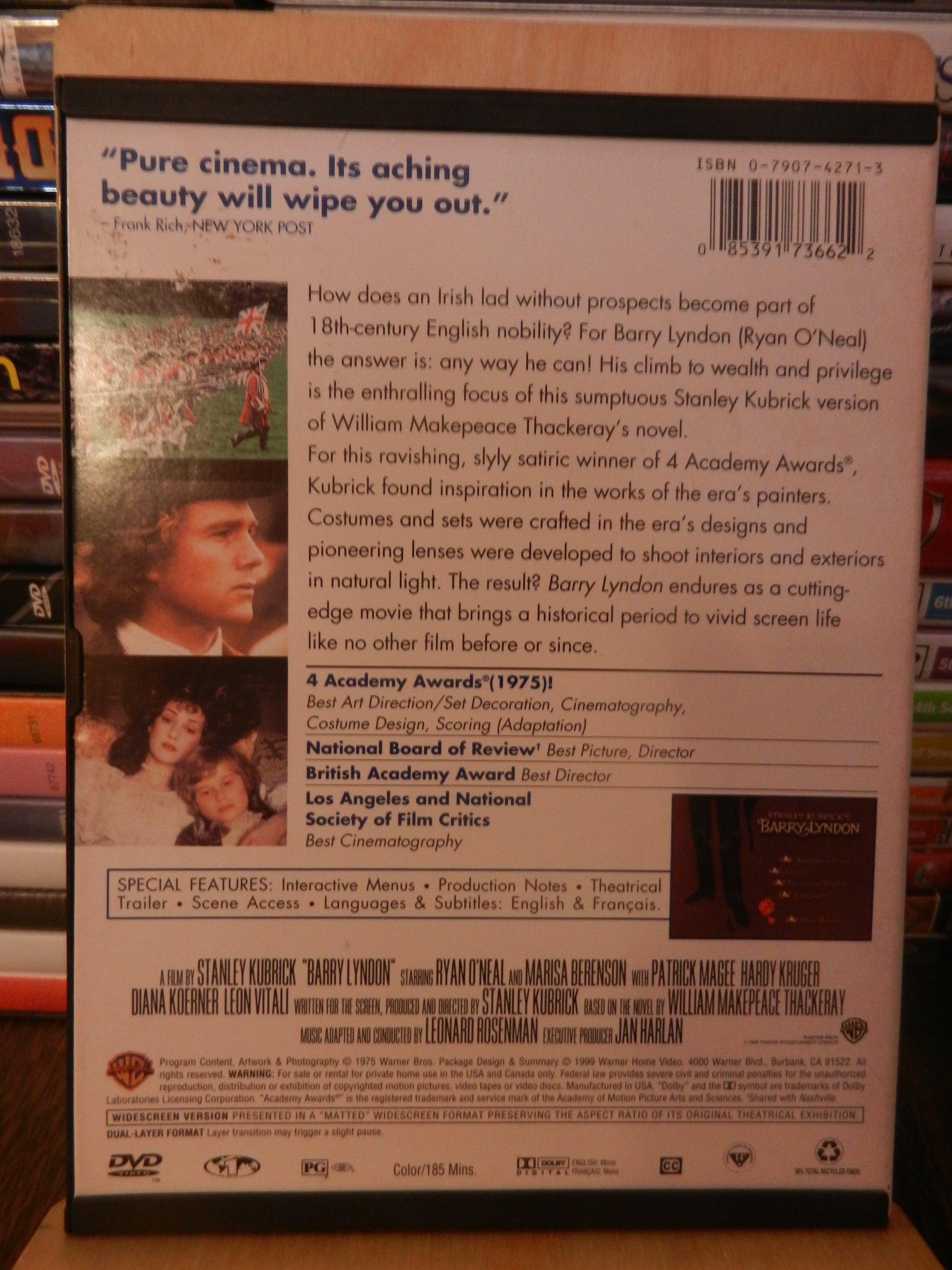 Barry Lyndon DVD
