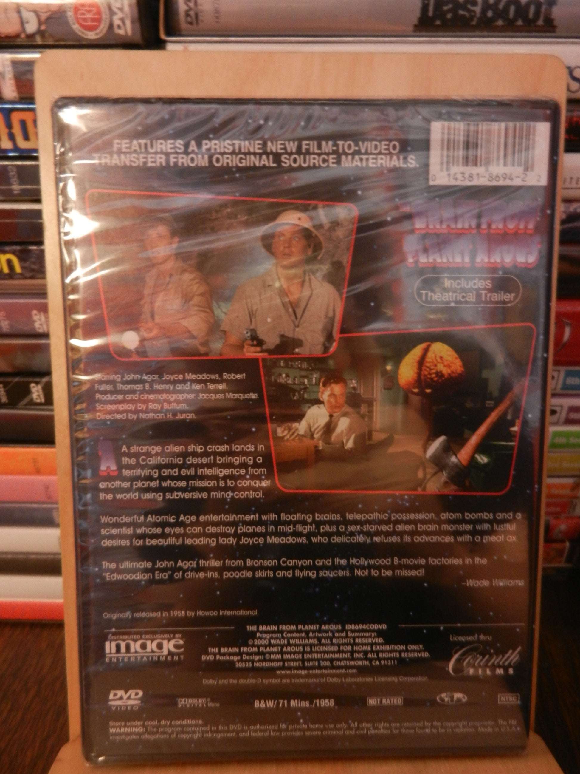 The Brain from Planet Arous DVD