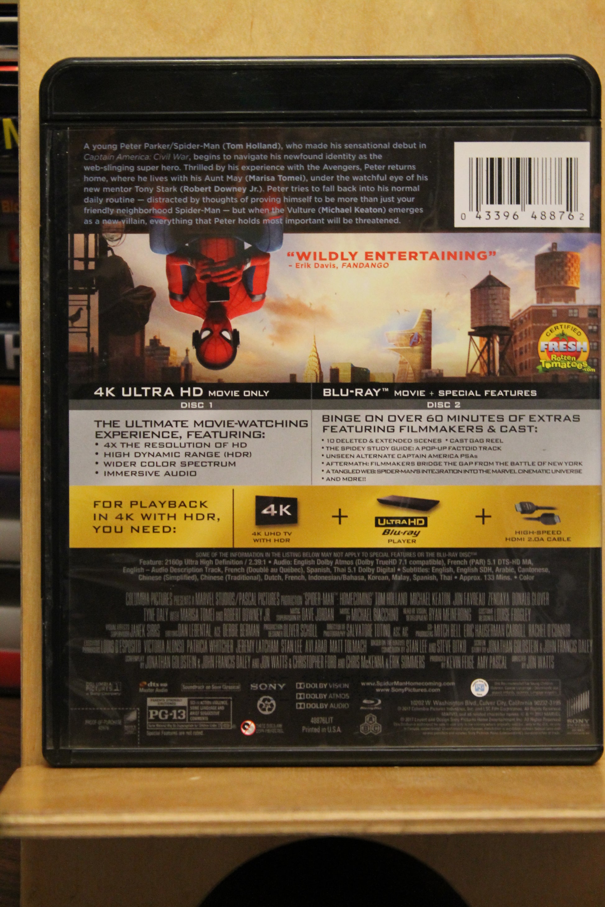Spider-Man: Homecoming 4K UHD