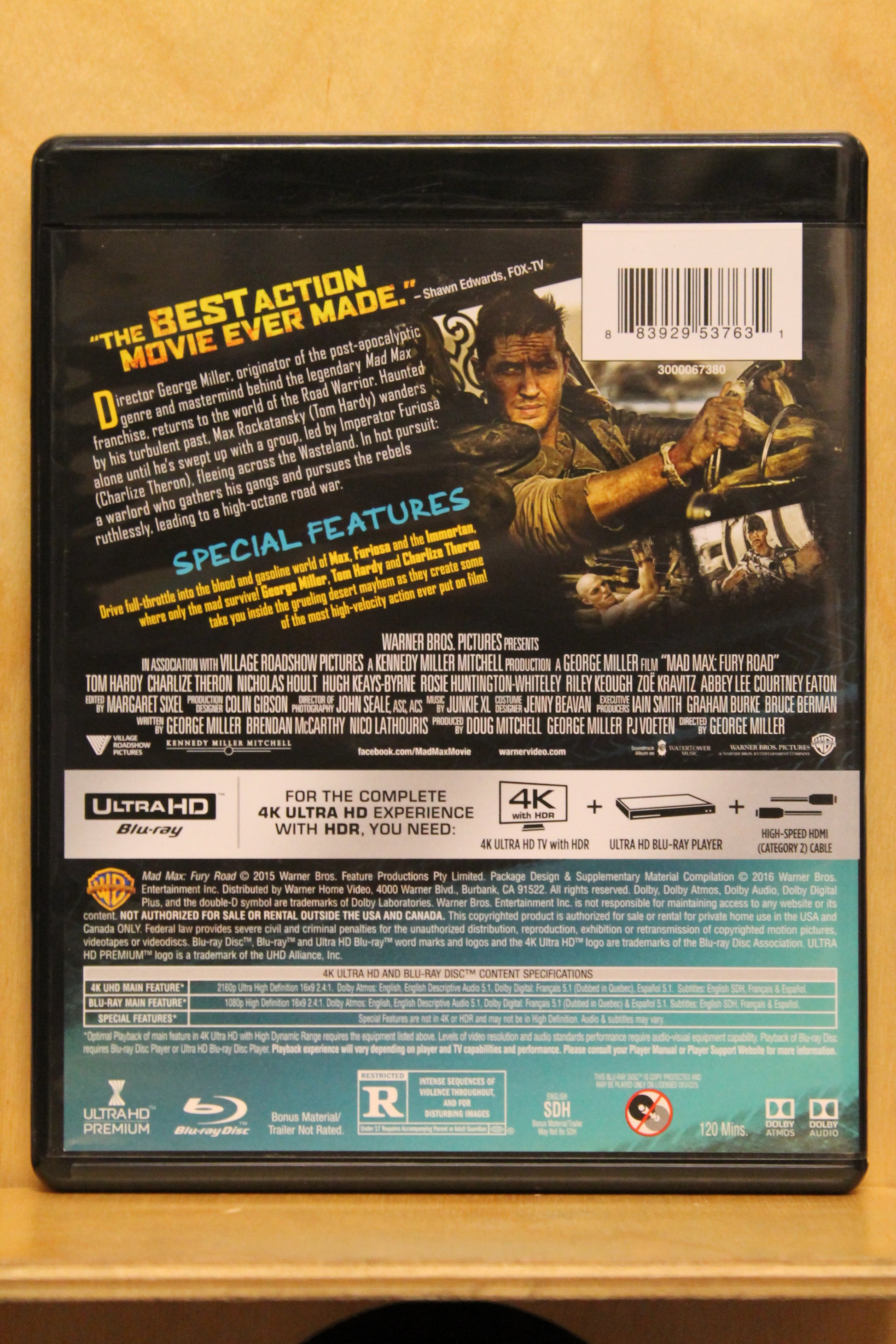 Mad Max: Fury Road 4K UHD