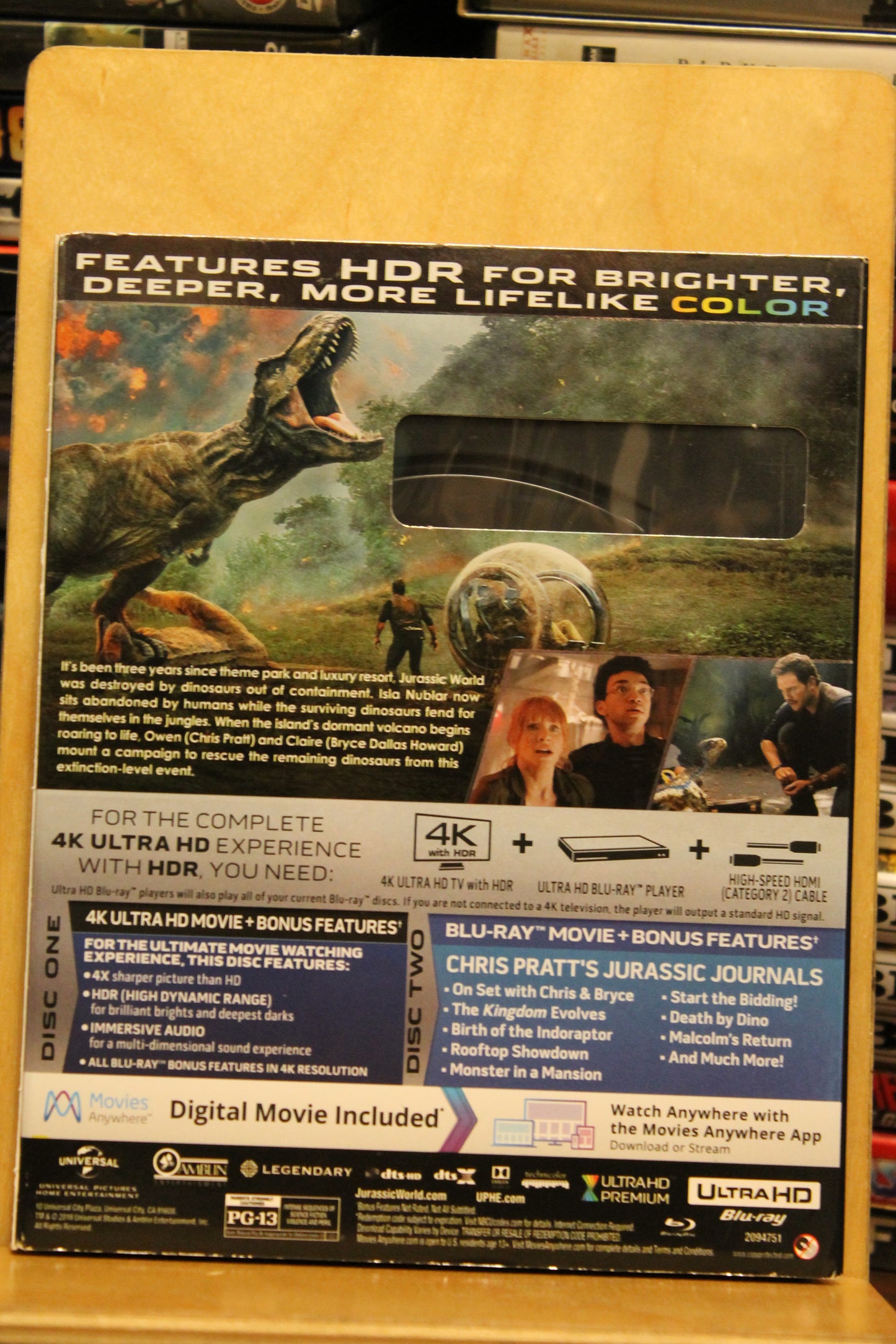 Jurassic World: Fallen Kingdom 4K UHD