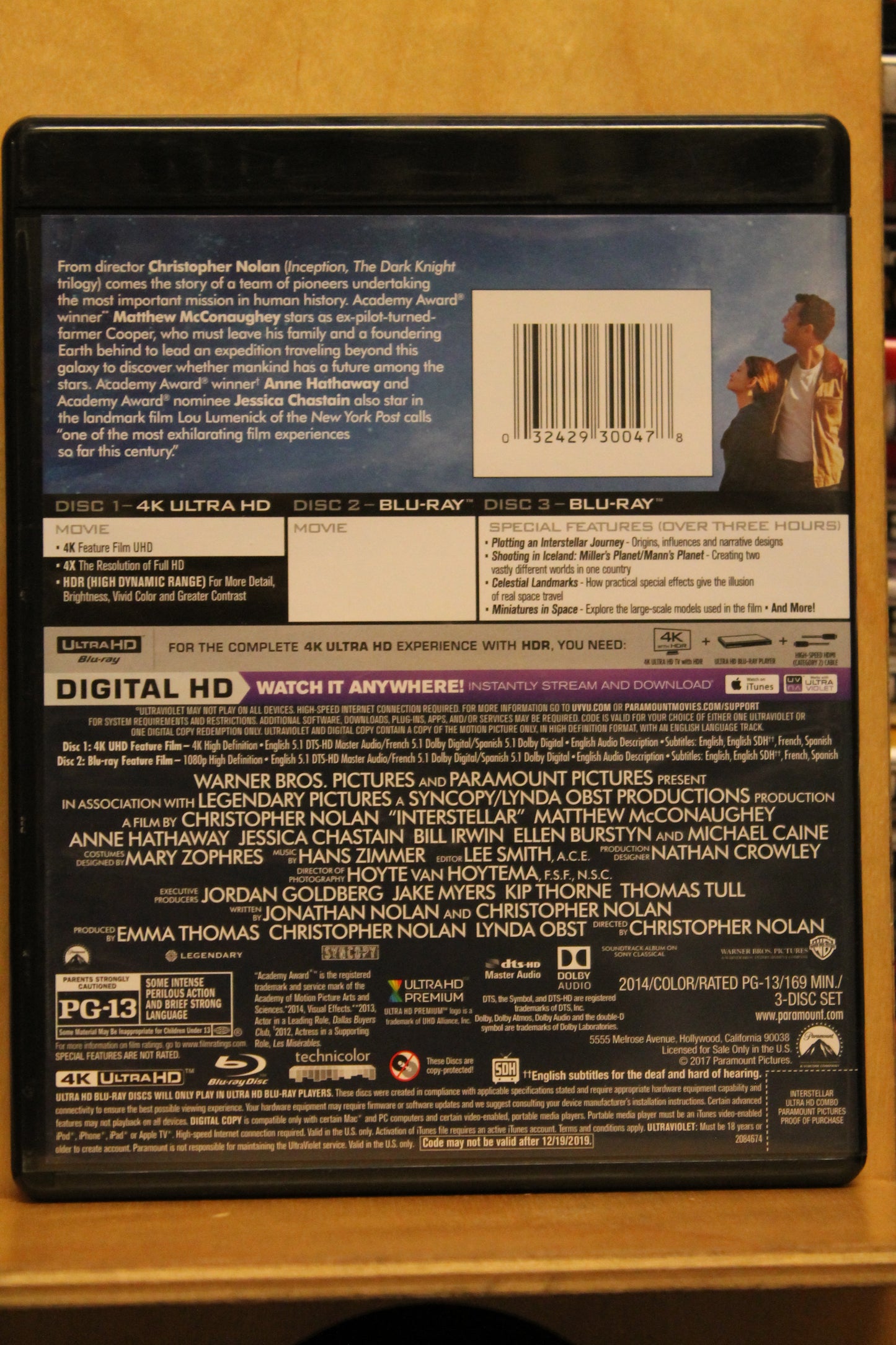 Interstellar 4K UHD