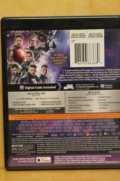 Avengers: Endgame 4K UHD