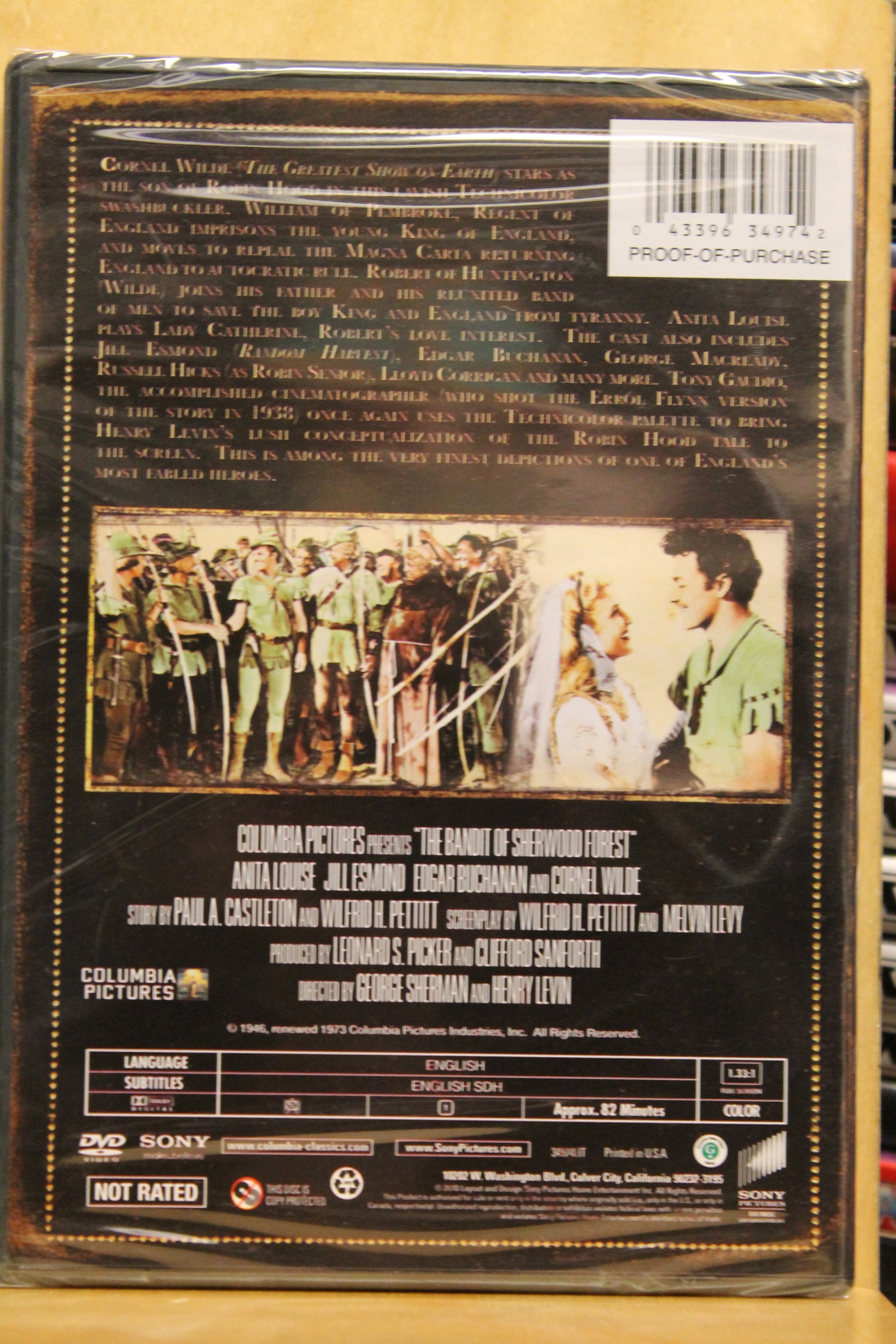 The Bandit of Sherwood Forest DVD