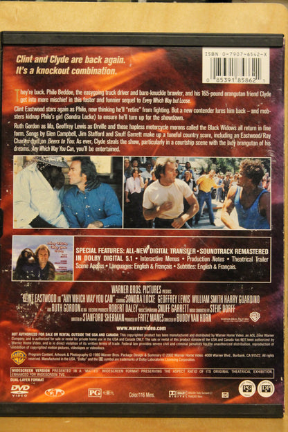 Any Which Way You Can DVD