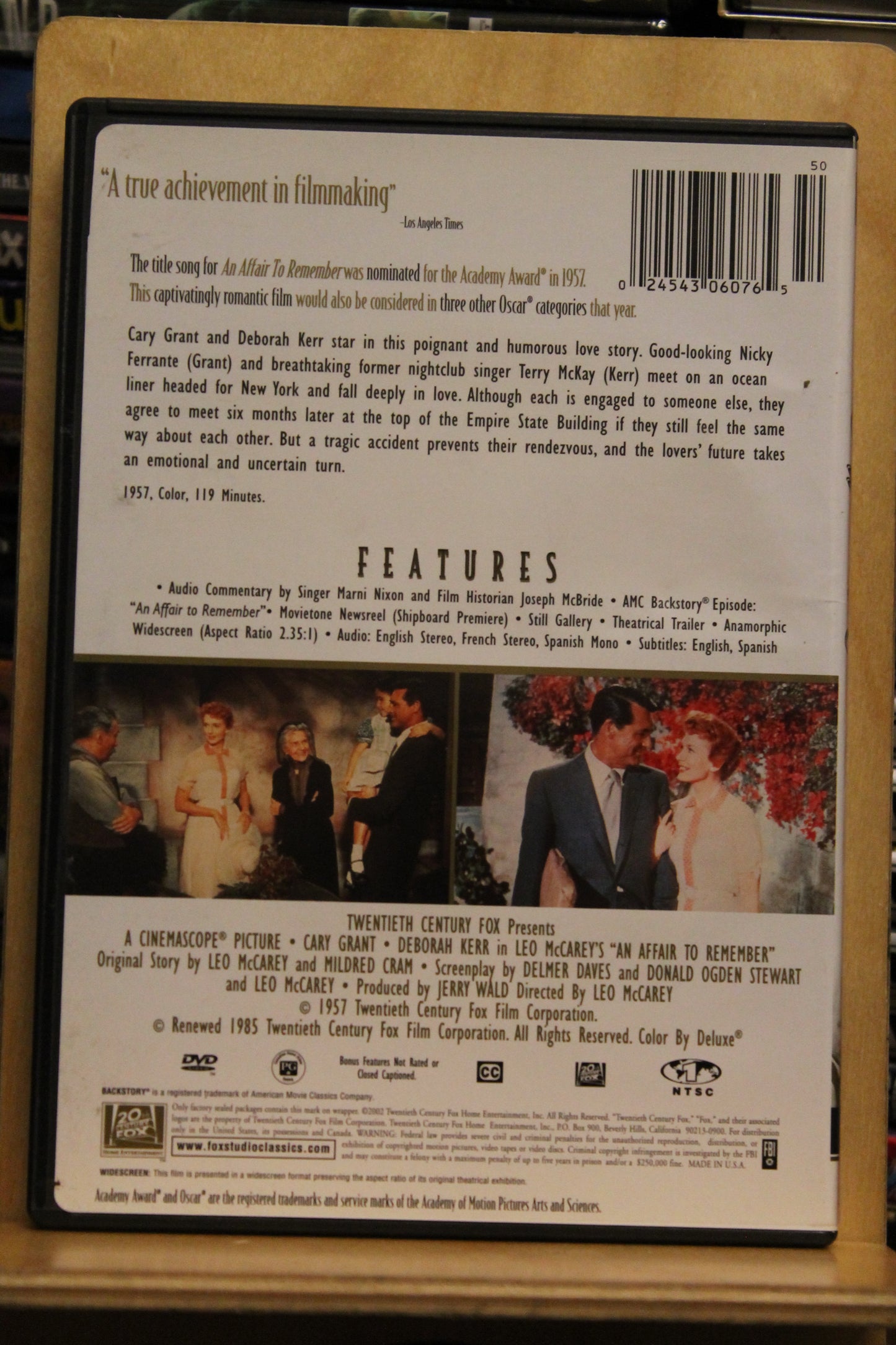 An Affair to Remember DVD