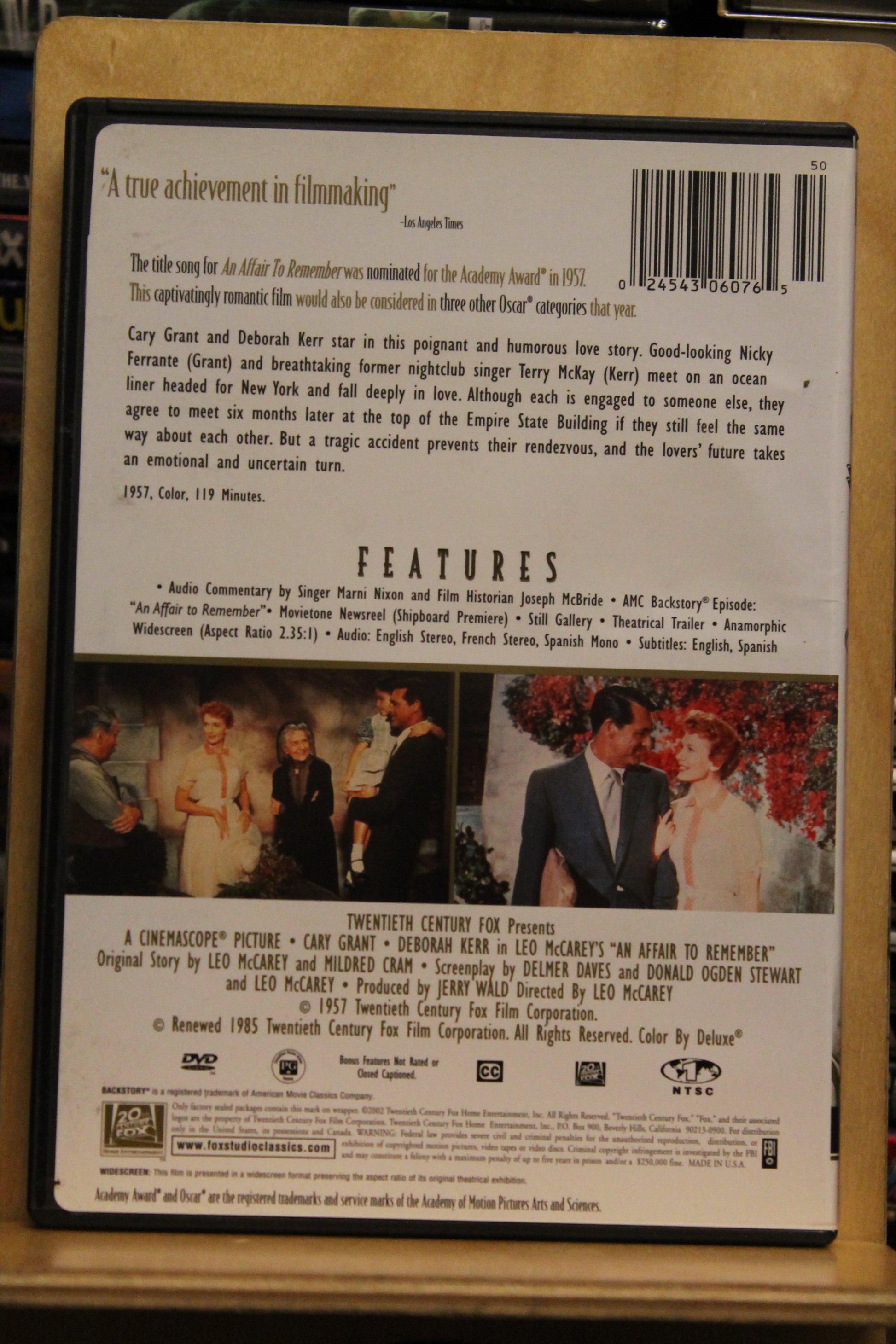 An Affair to Remember DVD