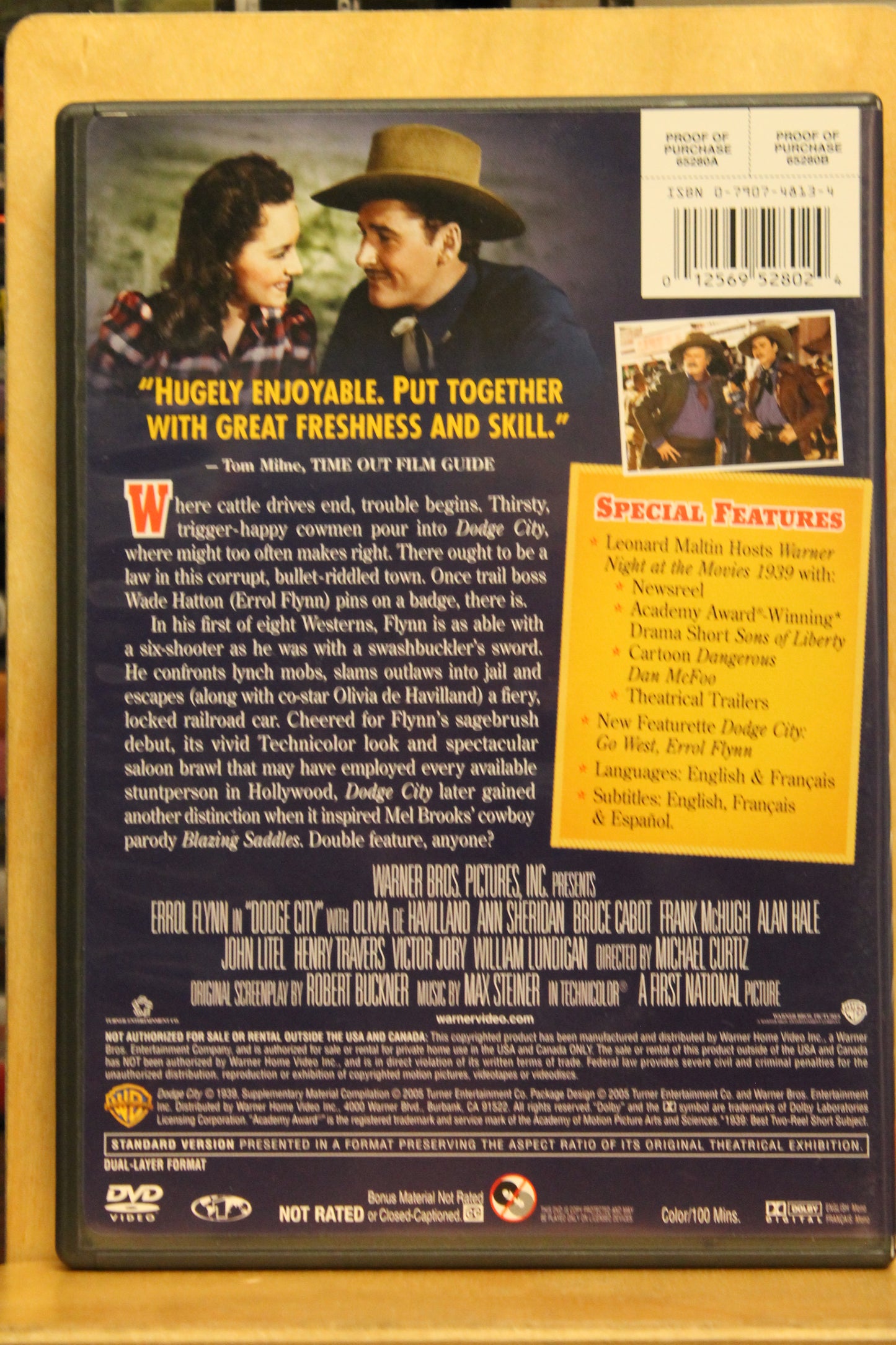 Dodge City DVD