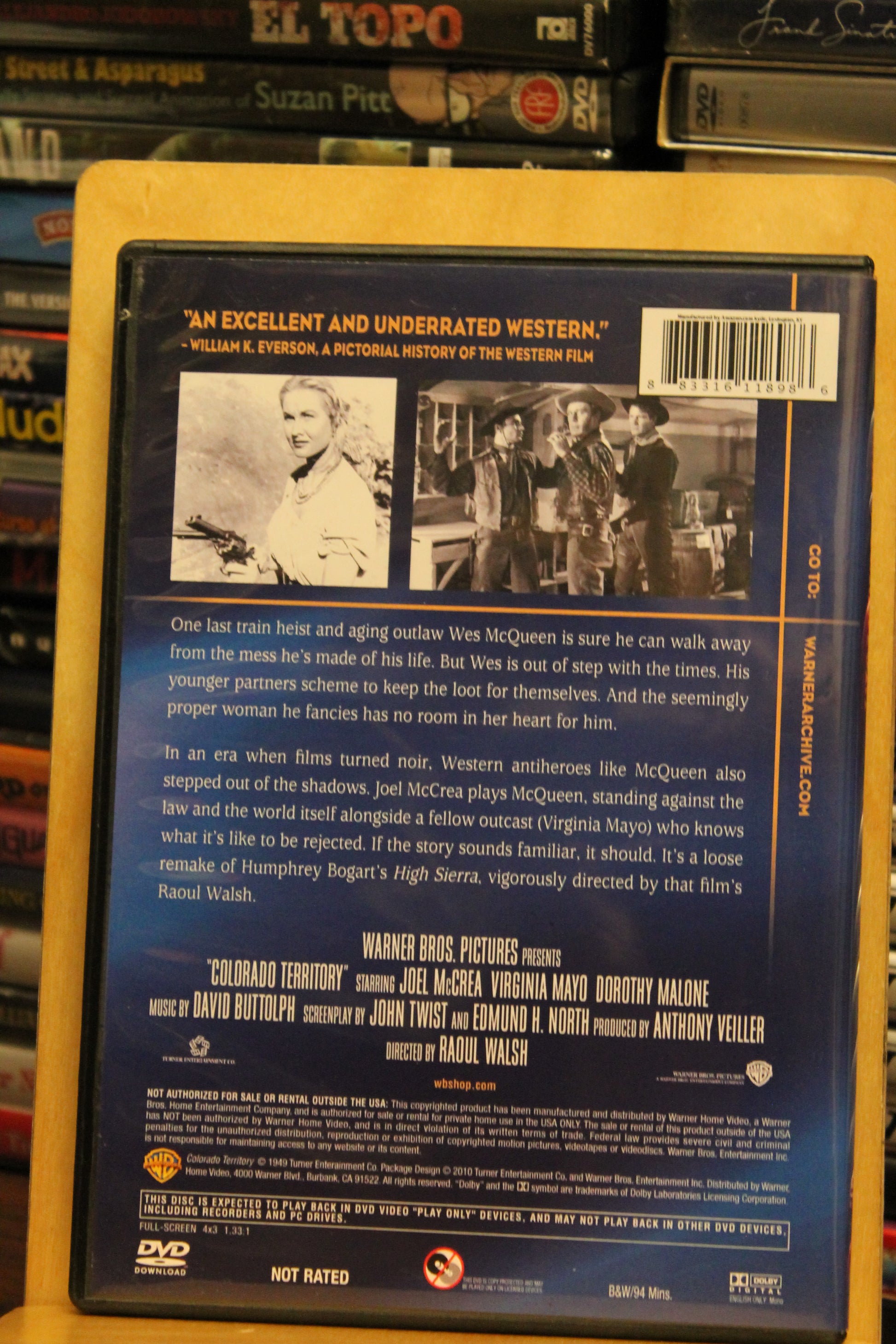 Colorado Territory DVD