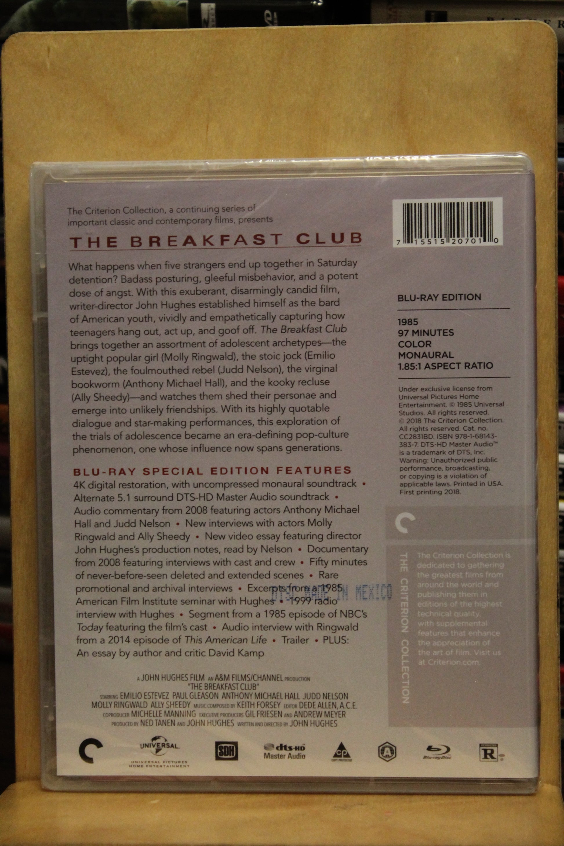 The Breakfast Club Blu-ray