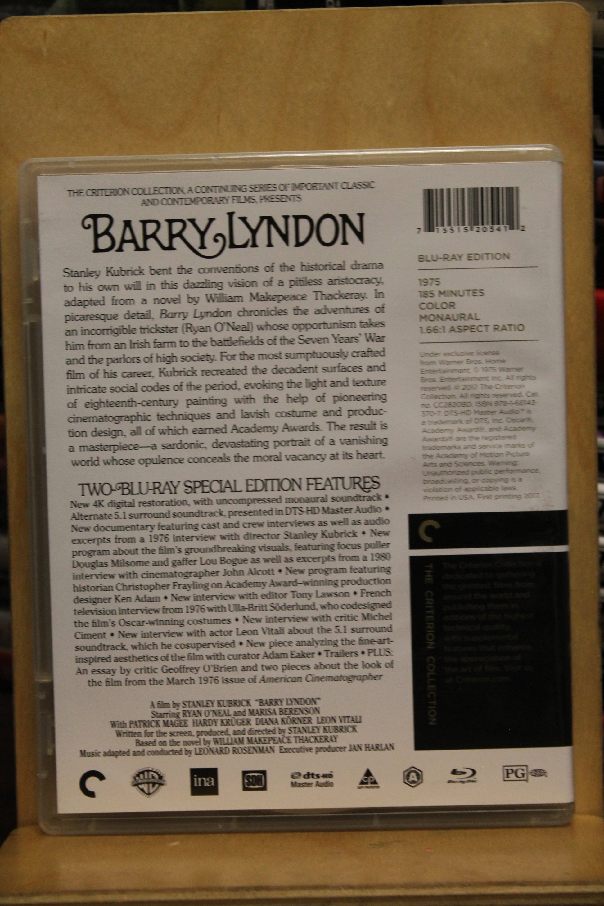 Barry Lyndon Blu-ray
