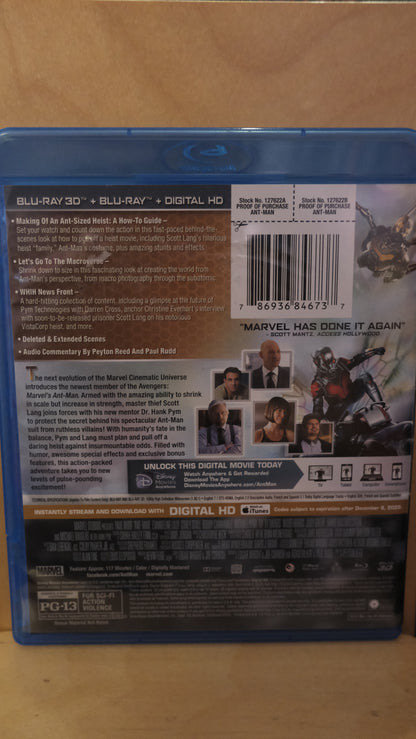 Ant-Man Blu-ray