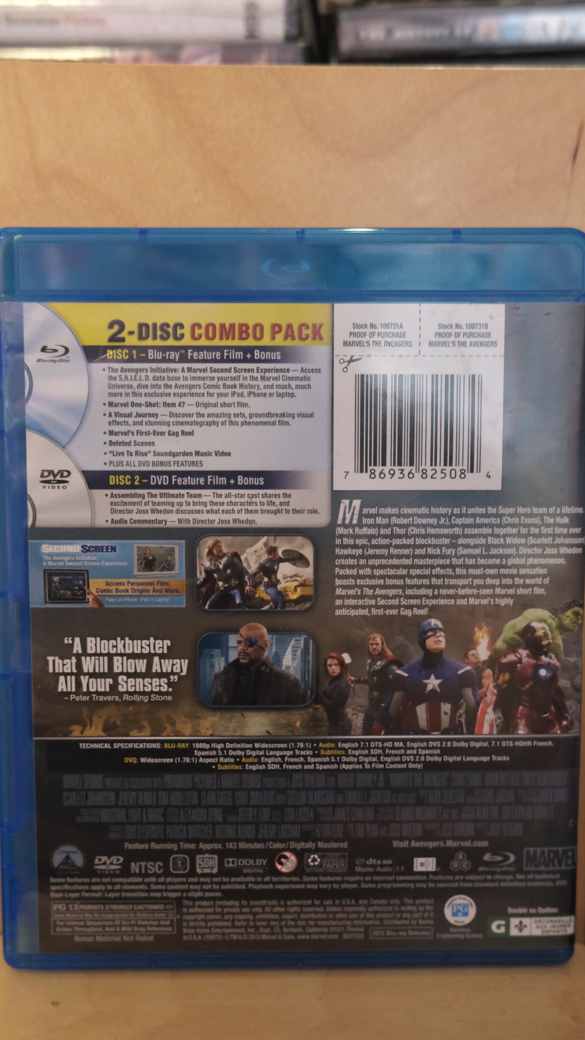 The Avengers Blu-ray