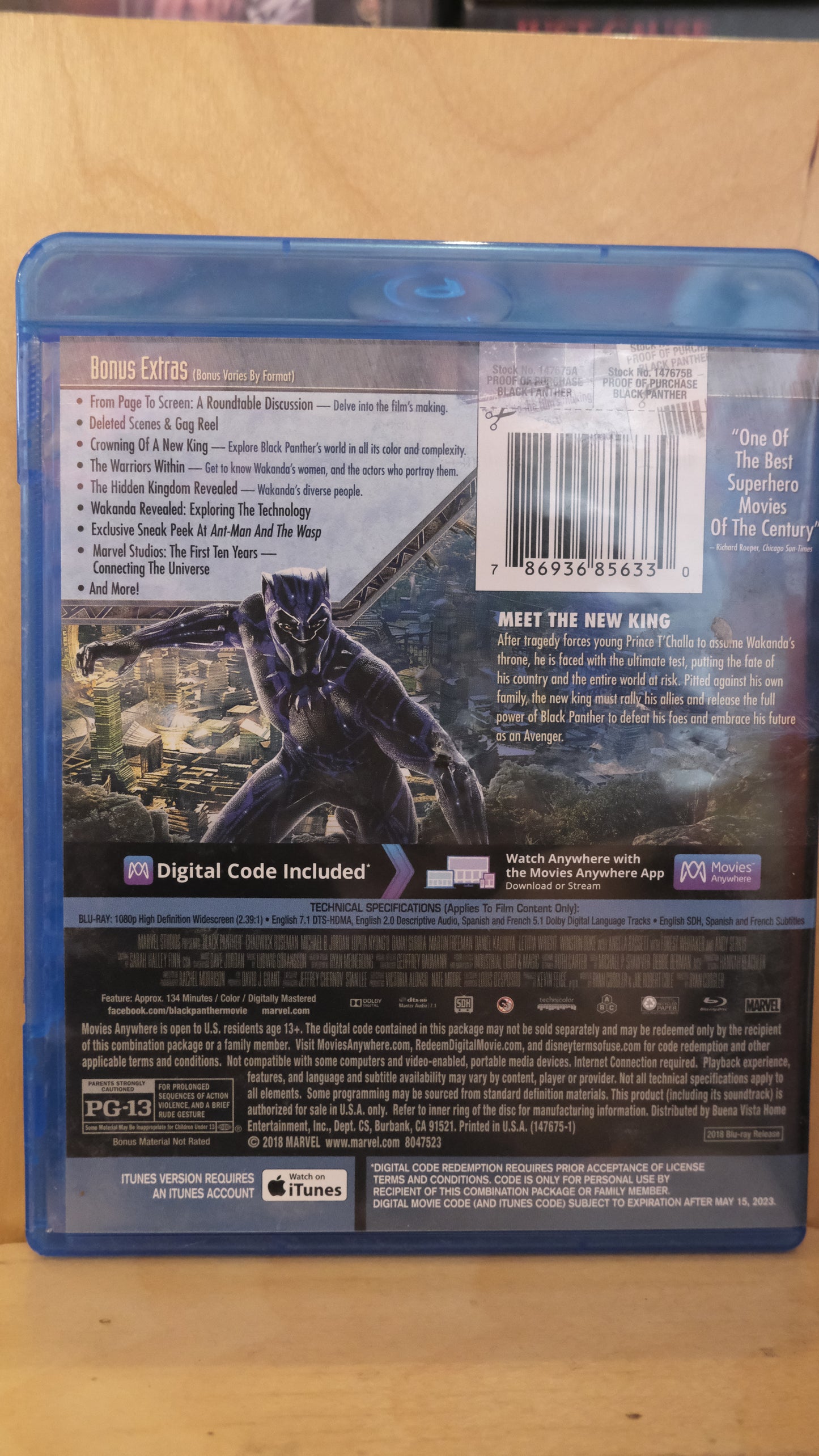 Black Panther Blu-ray