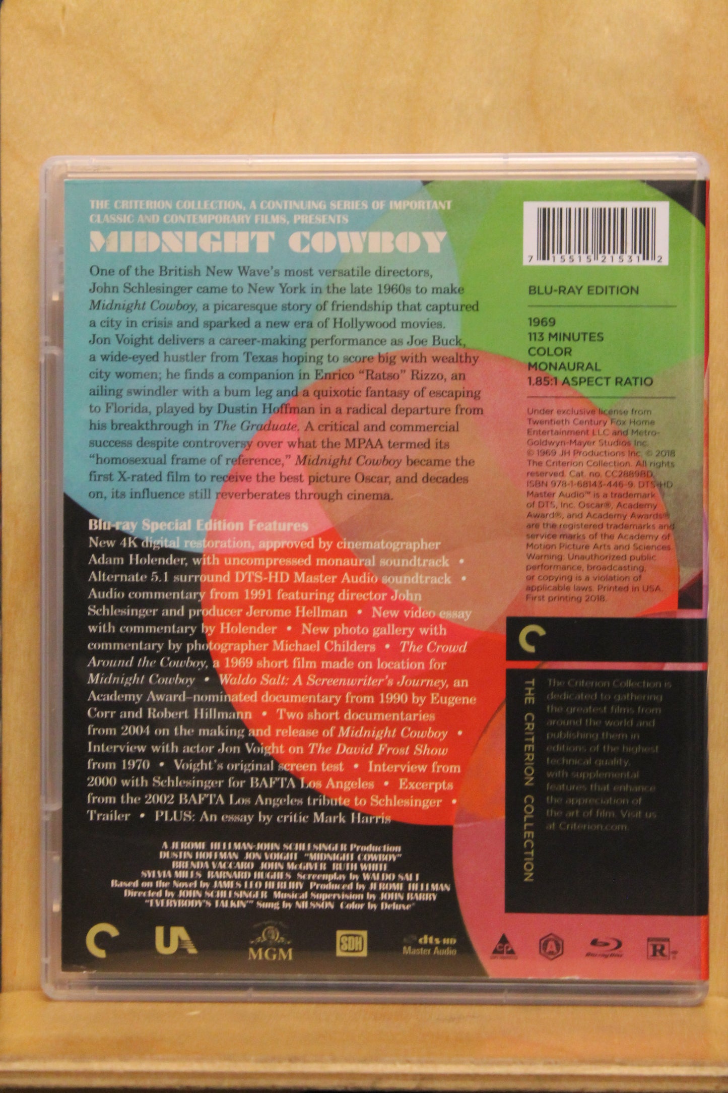 Midnight Cowboy Blu-ray