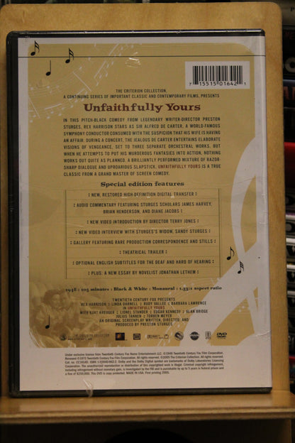 Unfaithfully Yours DVD