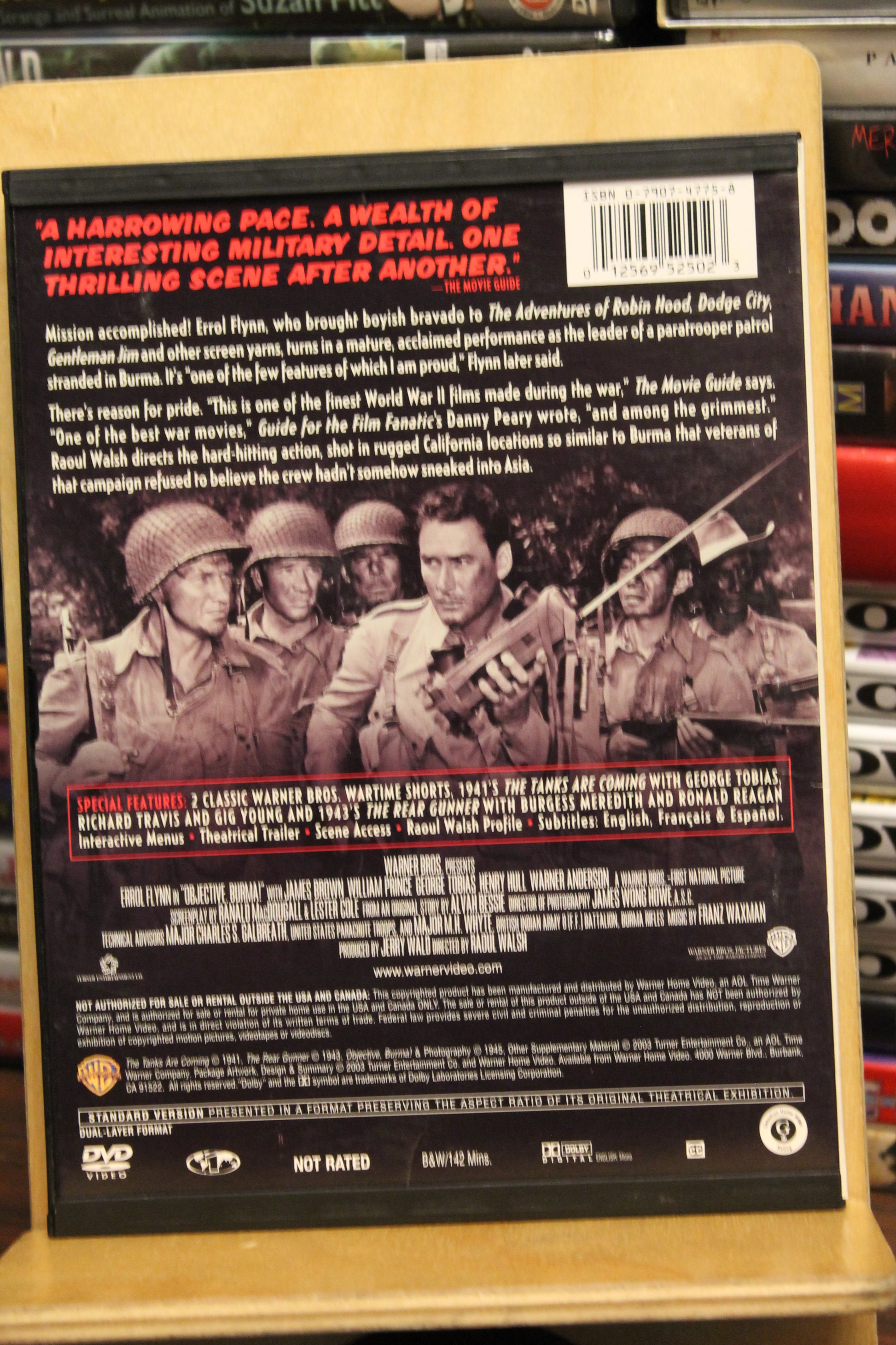 Objective, Burma! DVD