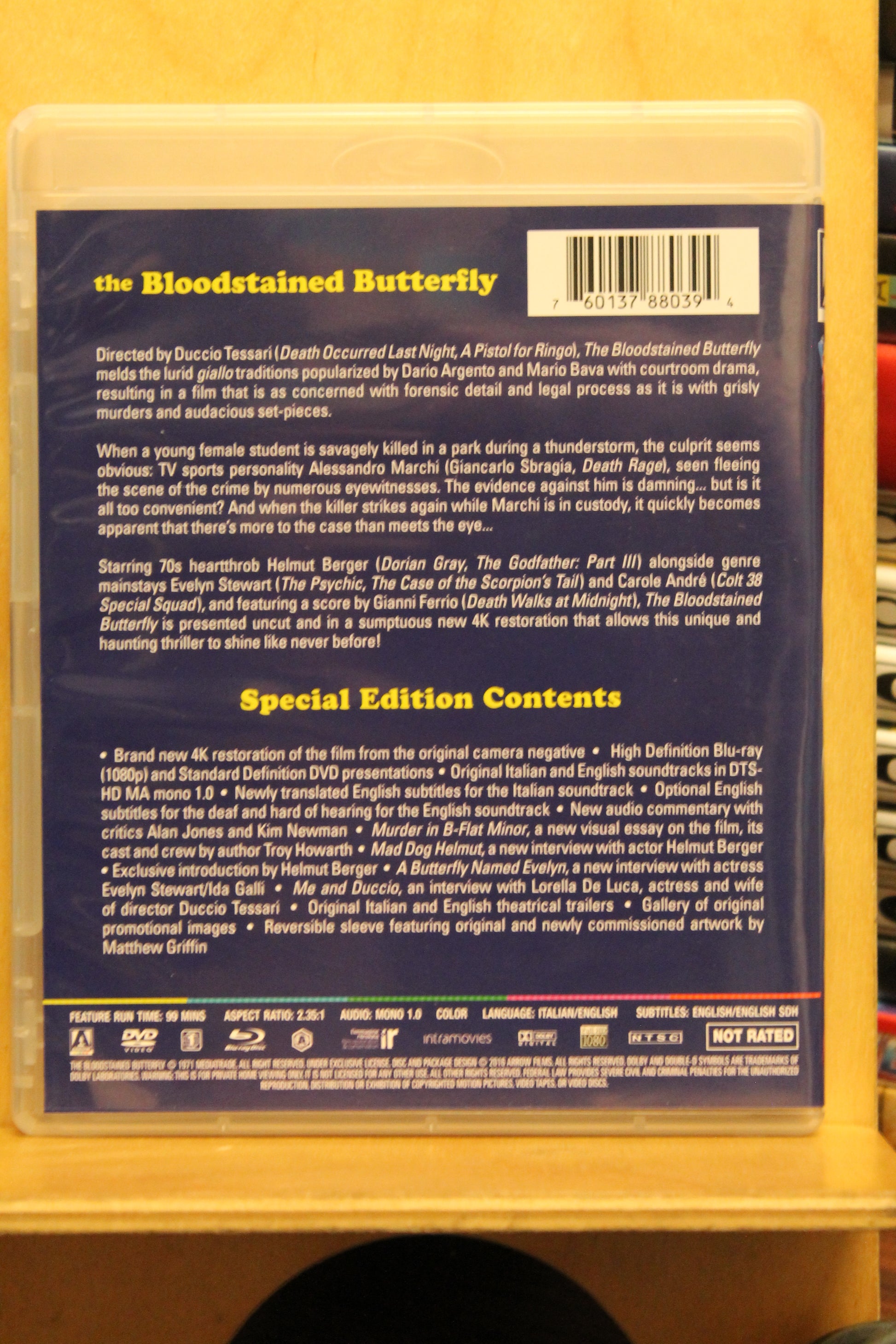 The Bloodstained Butterfly Blu-ray