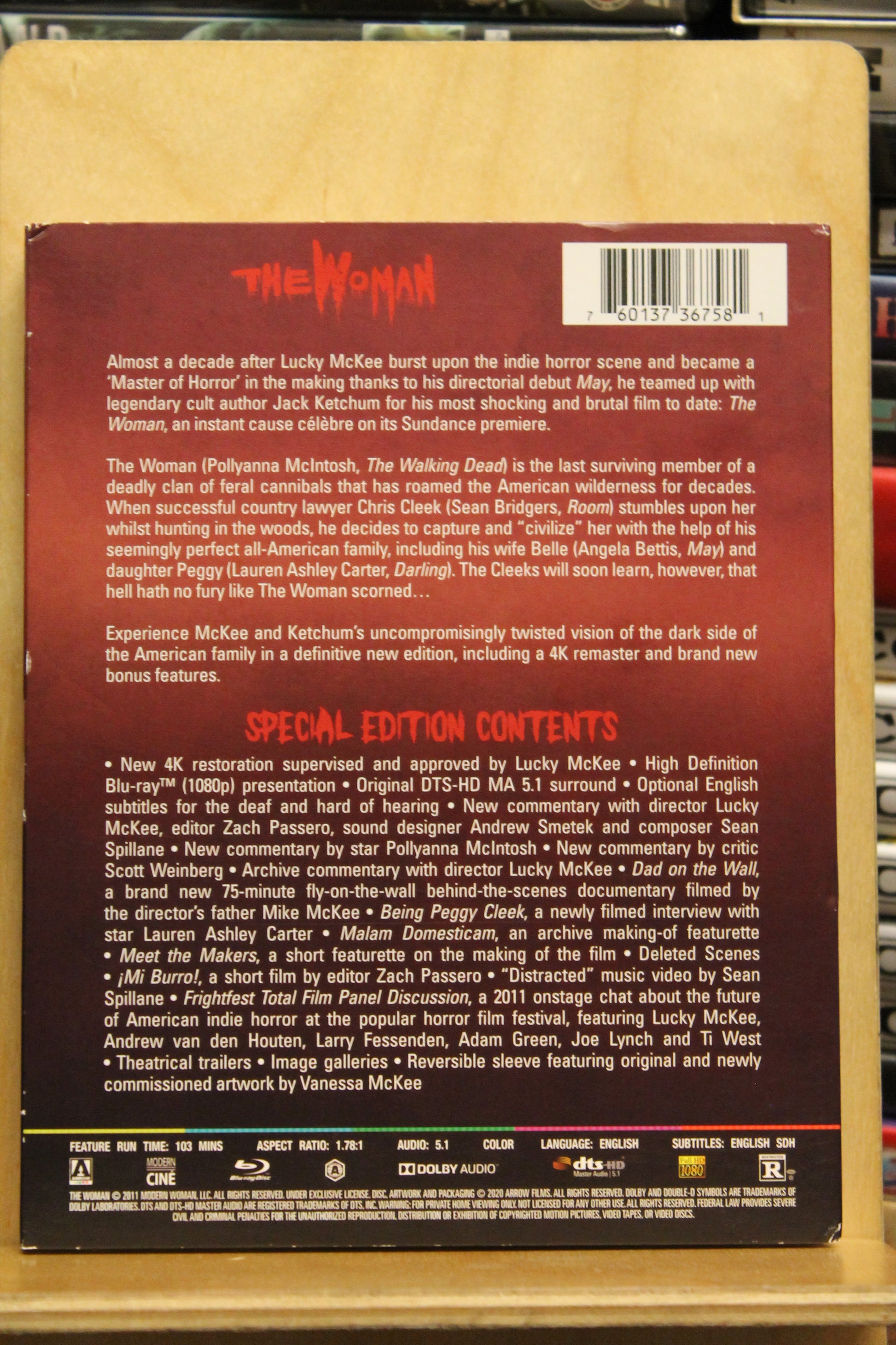 The Woman Blu-ray