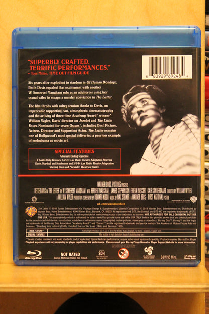 The Letter Blu-ray