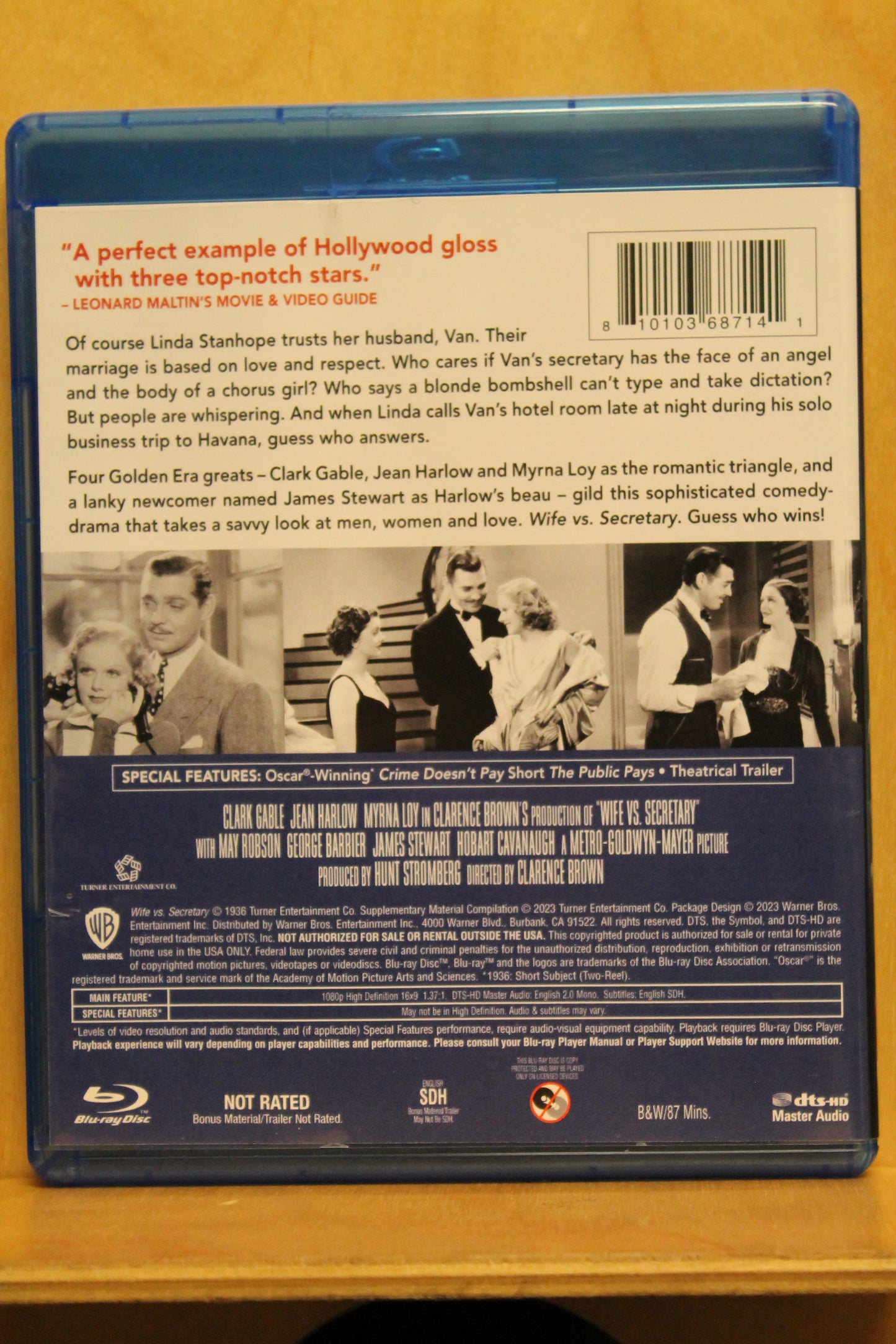 Wife vs. Secretary Blu-ray