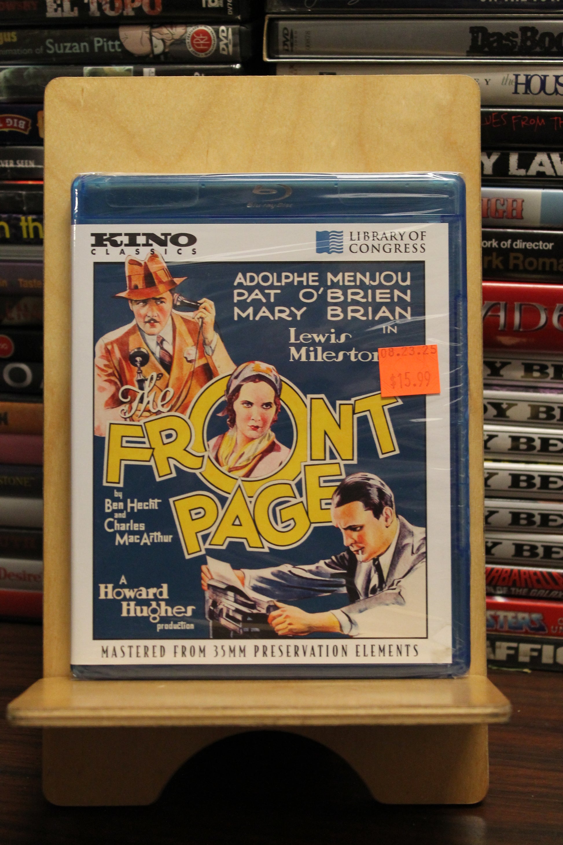 The Front Page Blu-ray