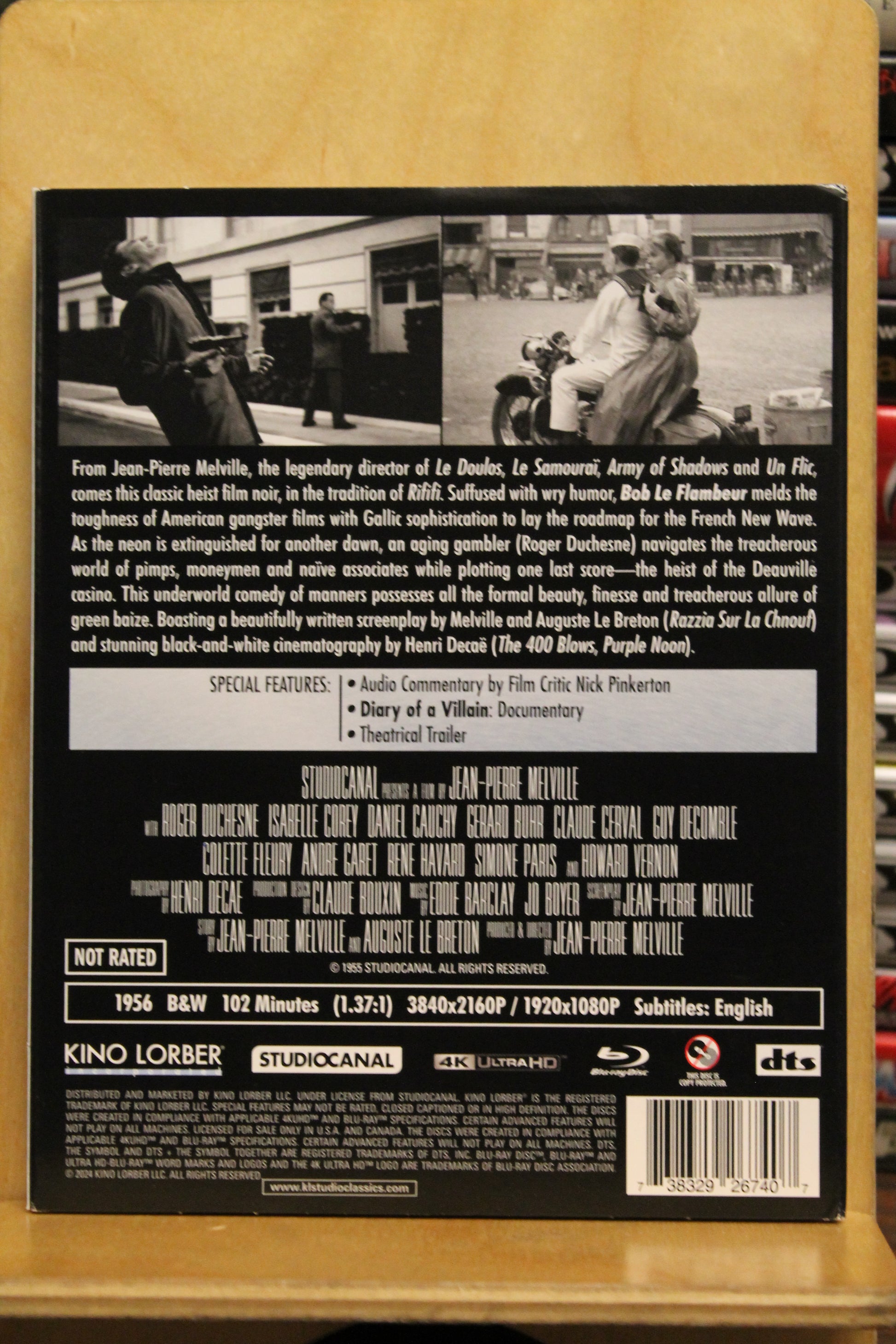 Bob le Flambeur 4K UHD