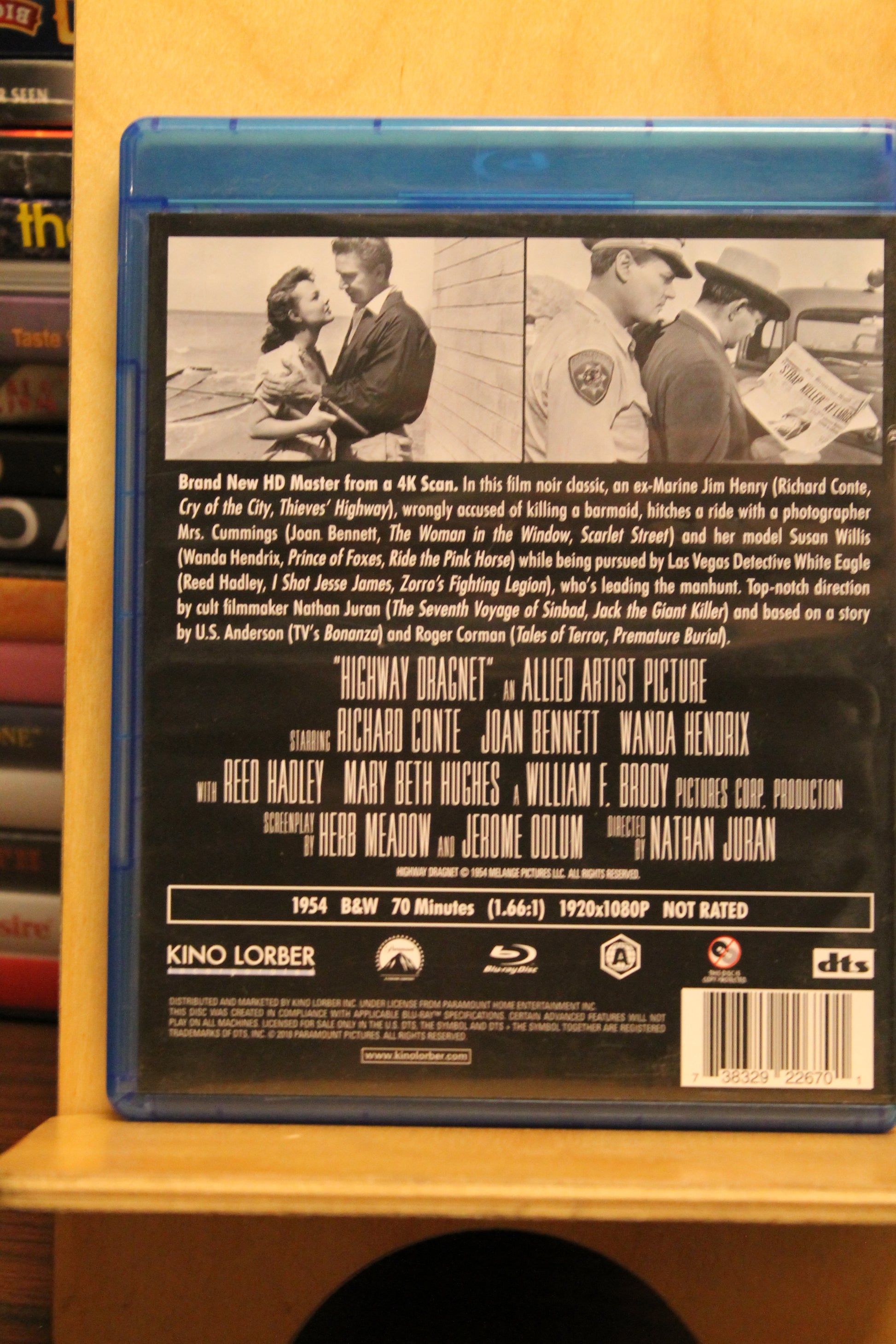 Highway Dragnet Blu-ray