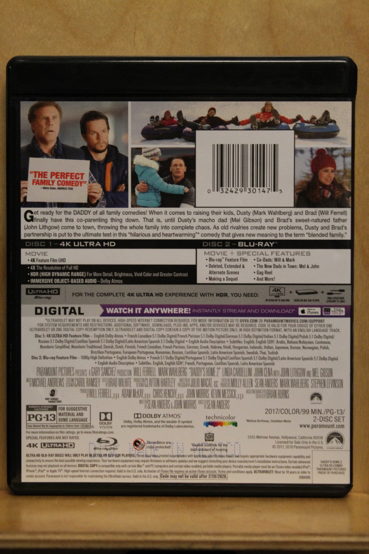Daddy's Home 2 4K UHD