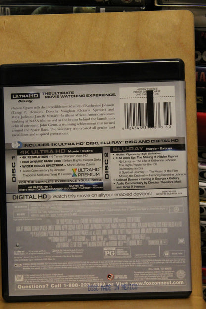 Hidden Figures 4K UHD